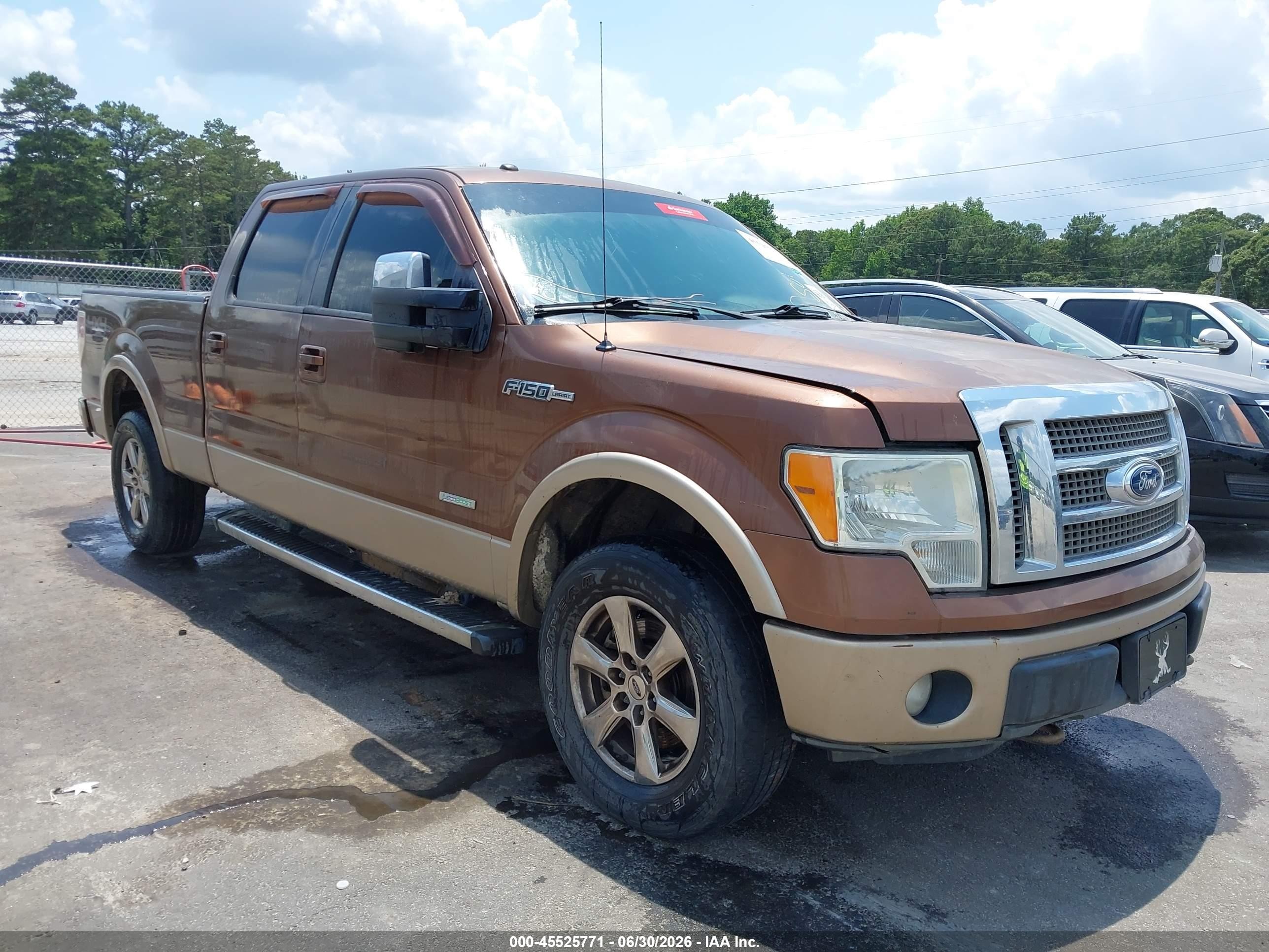 2011 Ford F-150 Fx4/king Ranch/lariat/platinum/xlt Коричневый vin: 1FTFW1ET9BFB26682