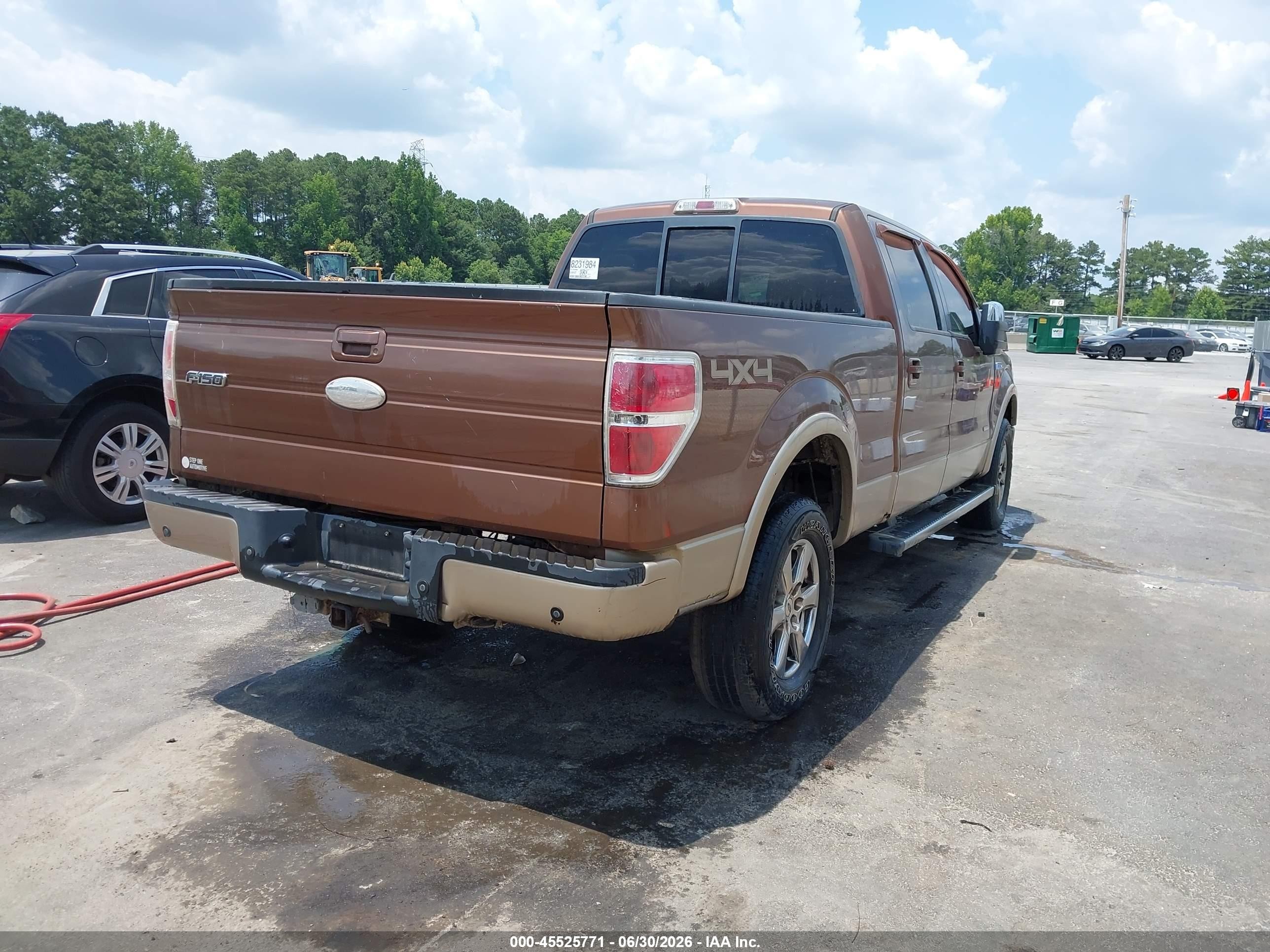 2011 Ford F-150 Fx4/king Ranch/lariat/platinum/xlt Коричневый vin: 1FTFW1ET9BFB26682