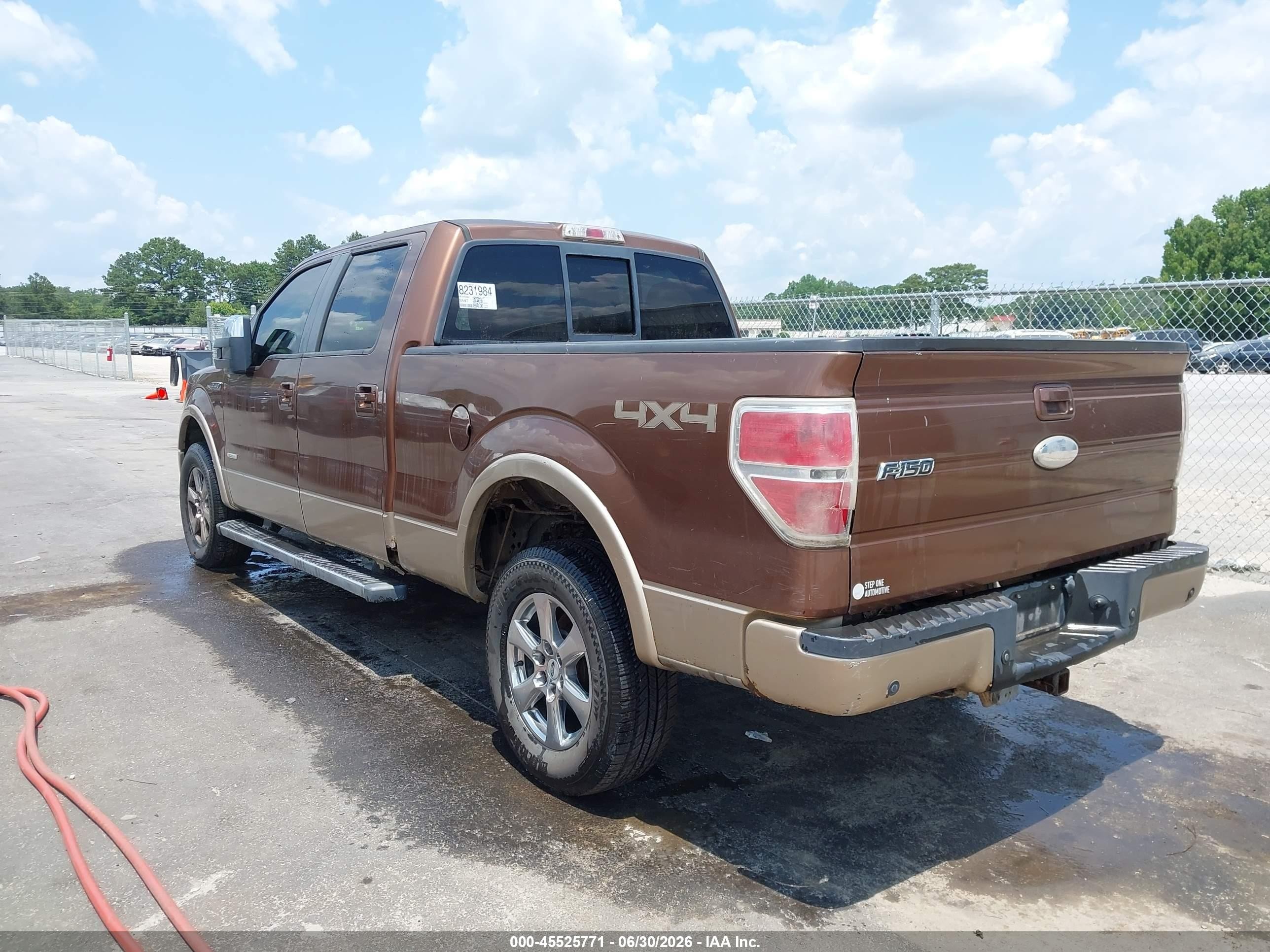 2011 Ford F-150 Fx4/king Ranch/lariat/platinum/xlt Коричневый vin: 1FTFW1ET9BFB26682