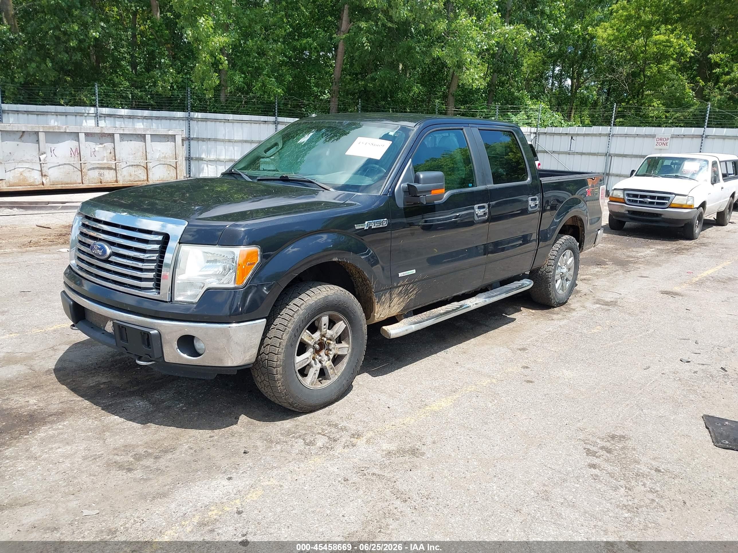 2011 Ford F-150 Fx4/king Ranch/lariat/platinum/xlt Black vin: 1FTFW1ET9BFB36211
