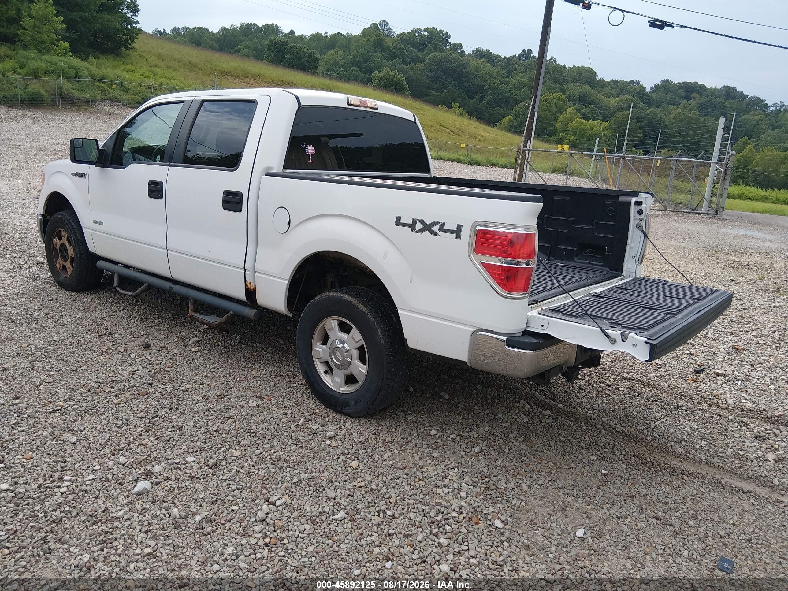 2011 Ford F-150 Xlt White vin: 1FTFW1ET9BFB93024
