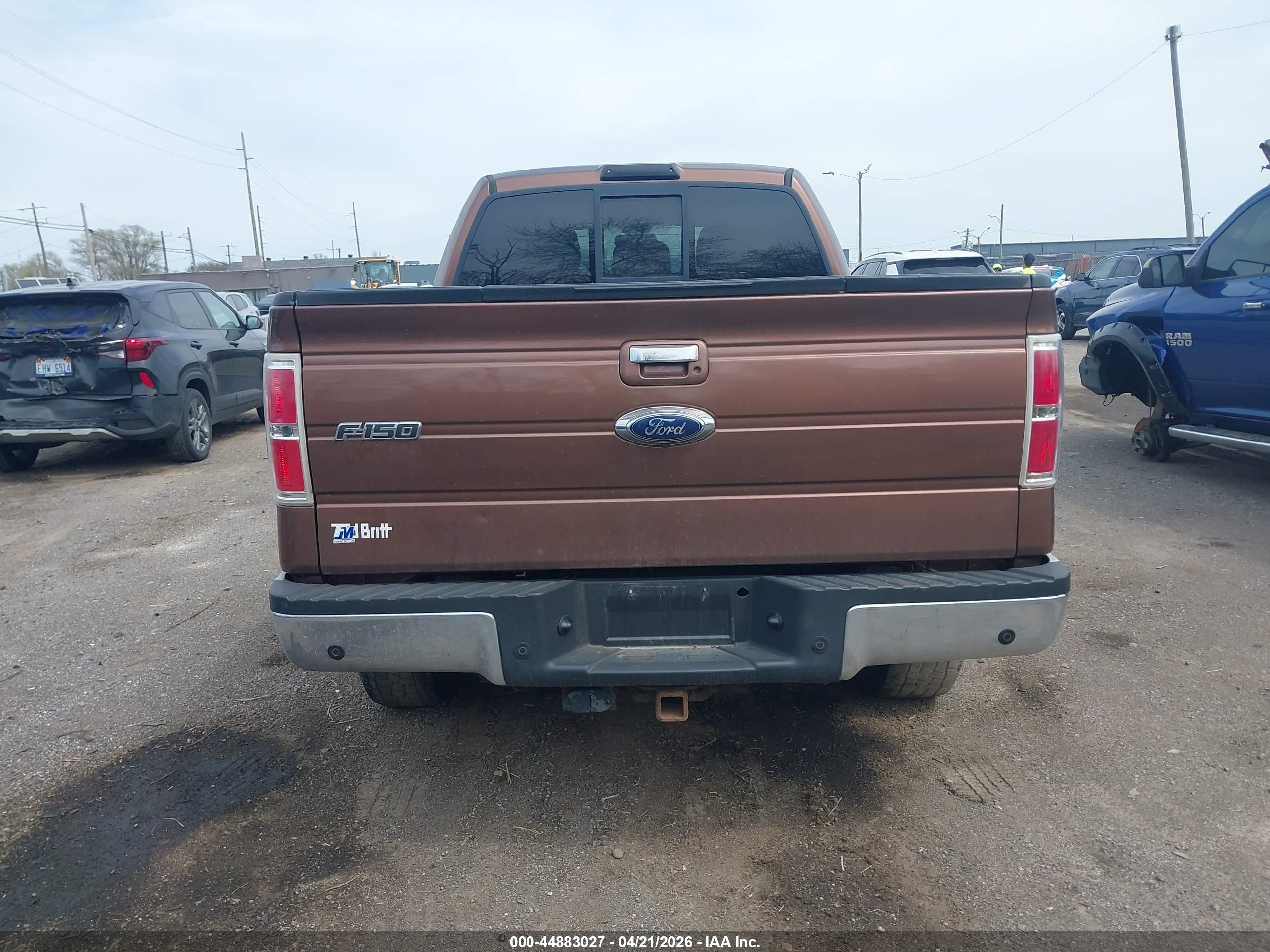 2011 Ford F-150 Xlt Brown vin: 1FTFW1ET9BFC24949