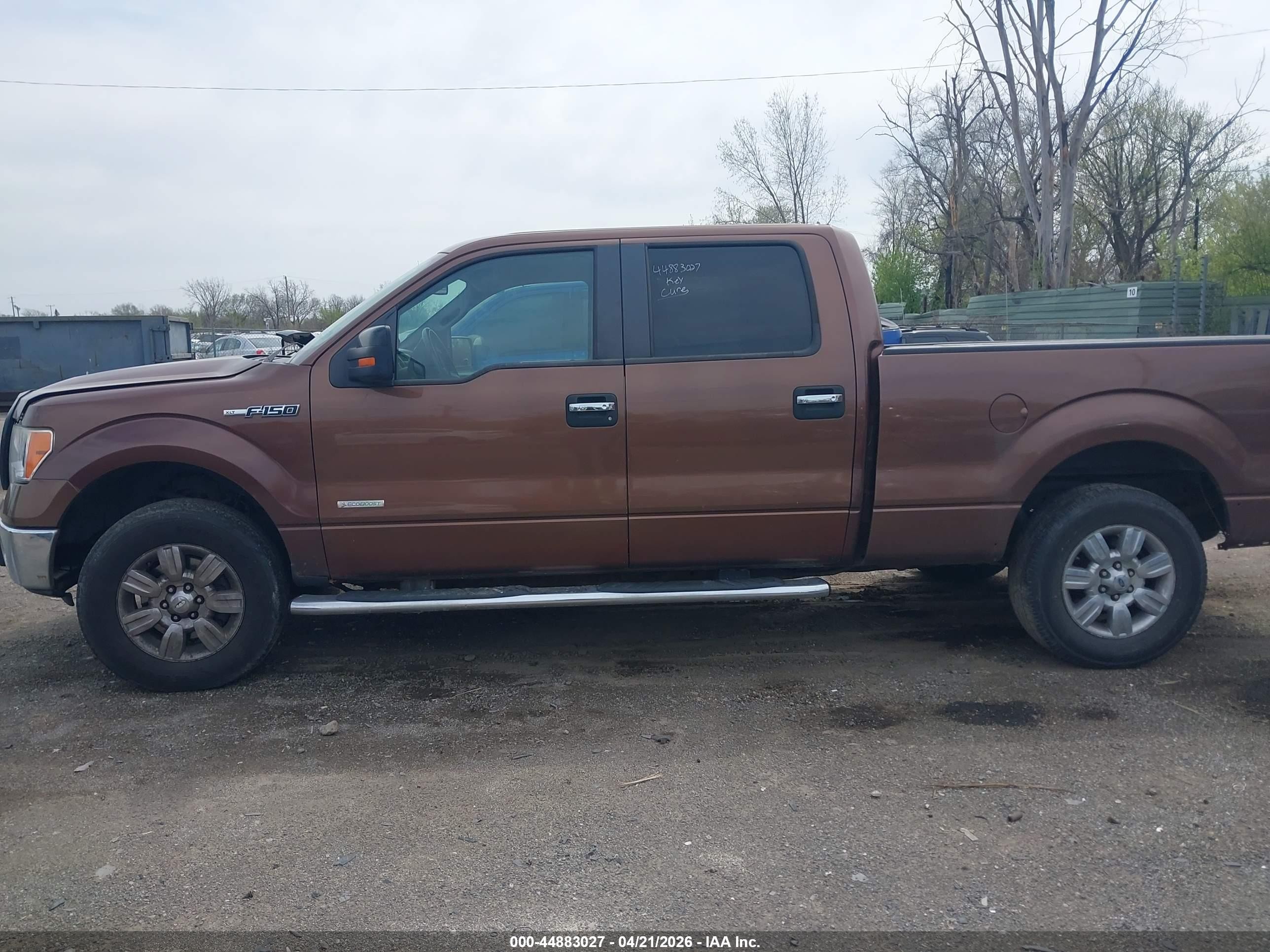2011 Ford F-150 Xlt Brown vin: 1FTFW1ET9BFC24949