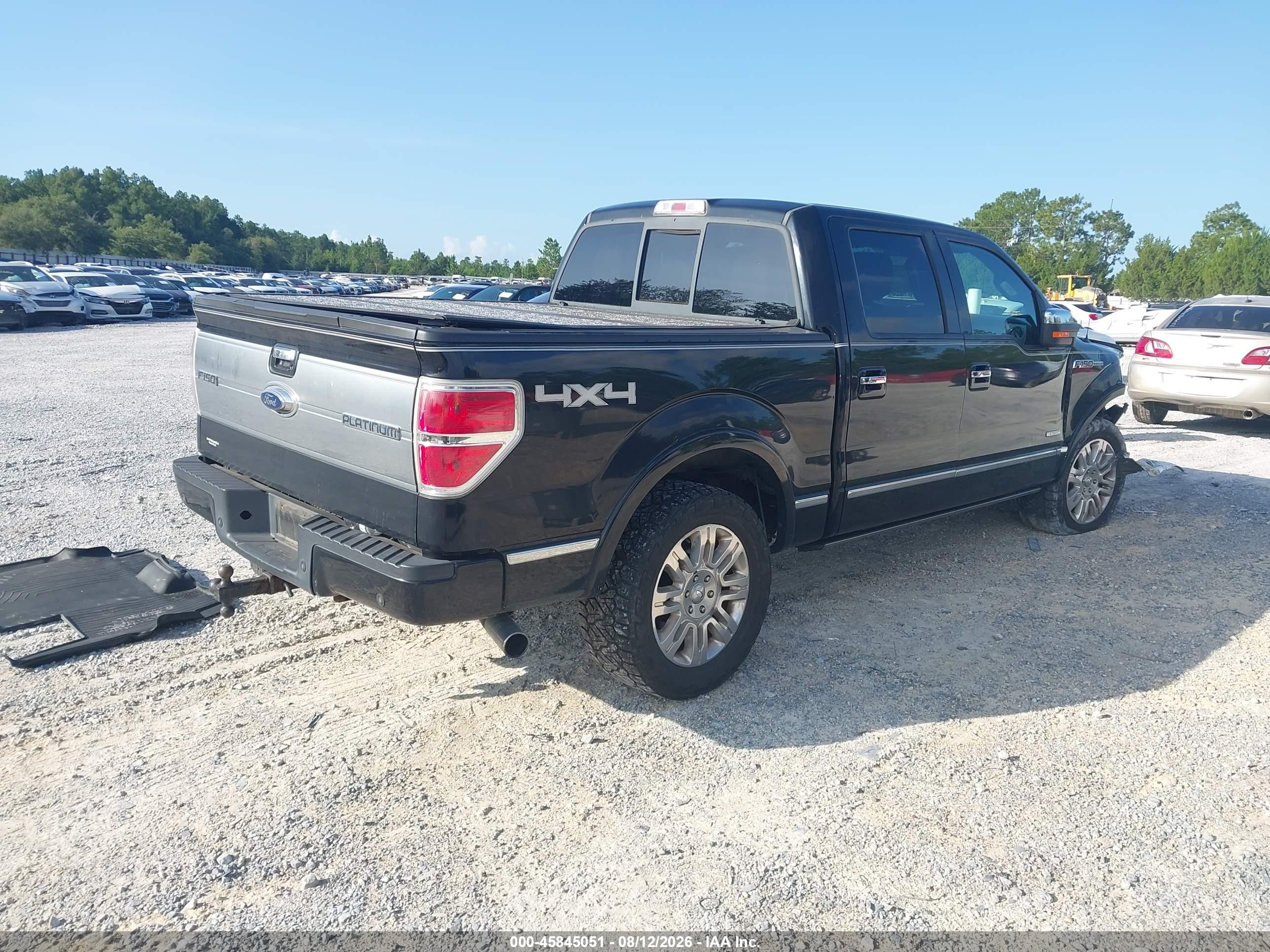 2011 Ford F-150 Platinum Black vin: 1FTFW1ET9BFD03876