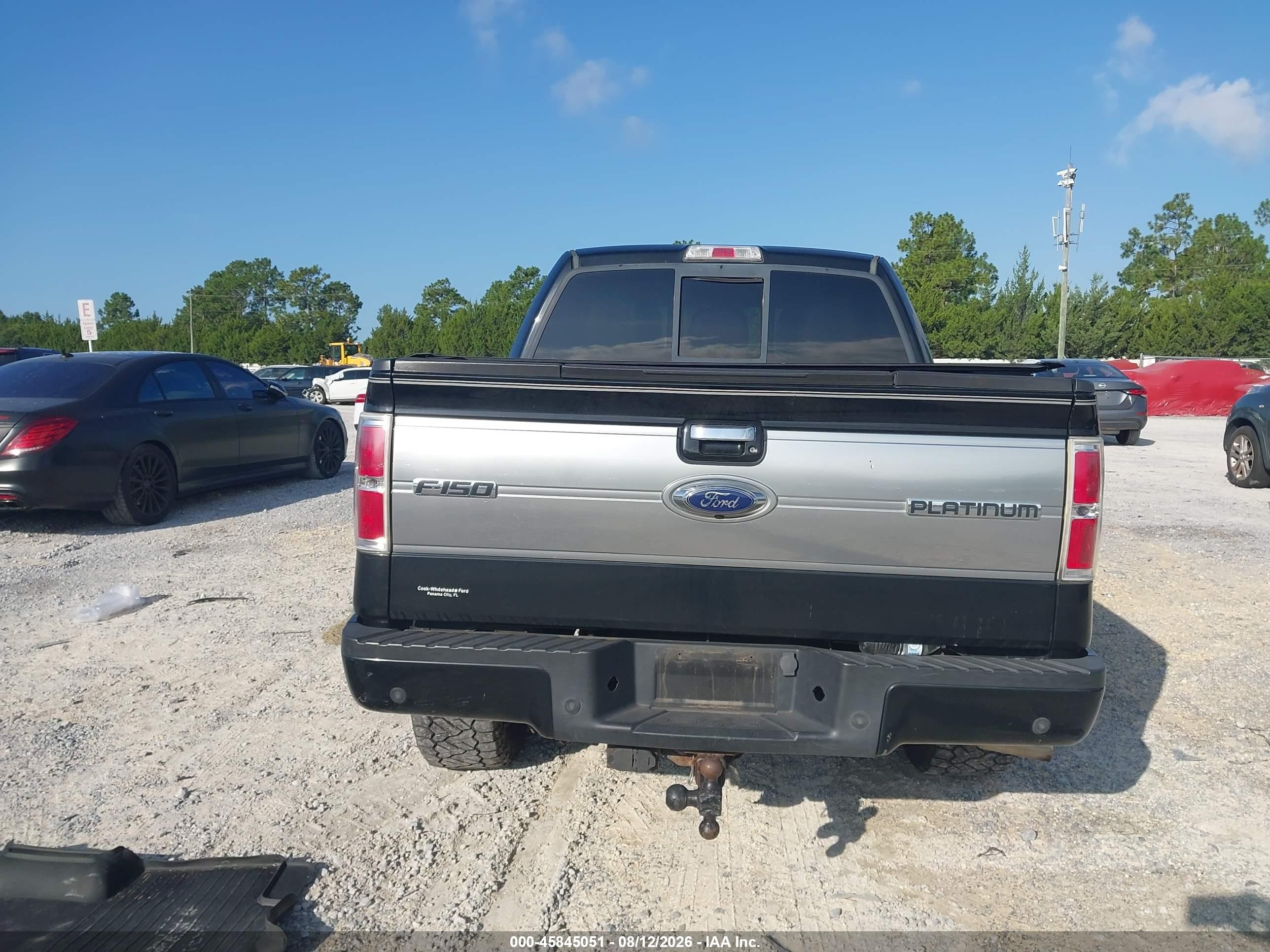 2011 Ford F-150 Platinum Black vin: 1FTFW1ET9BFD03876