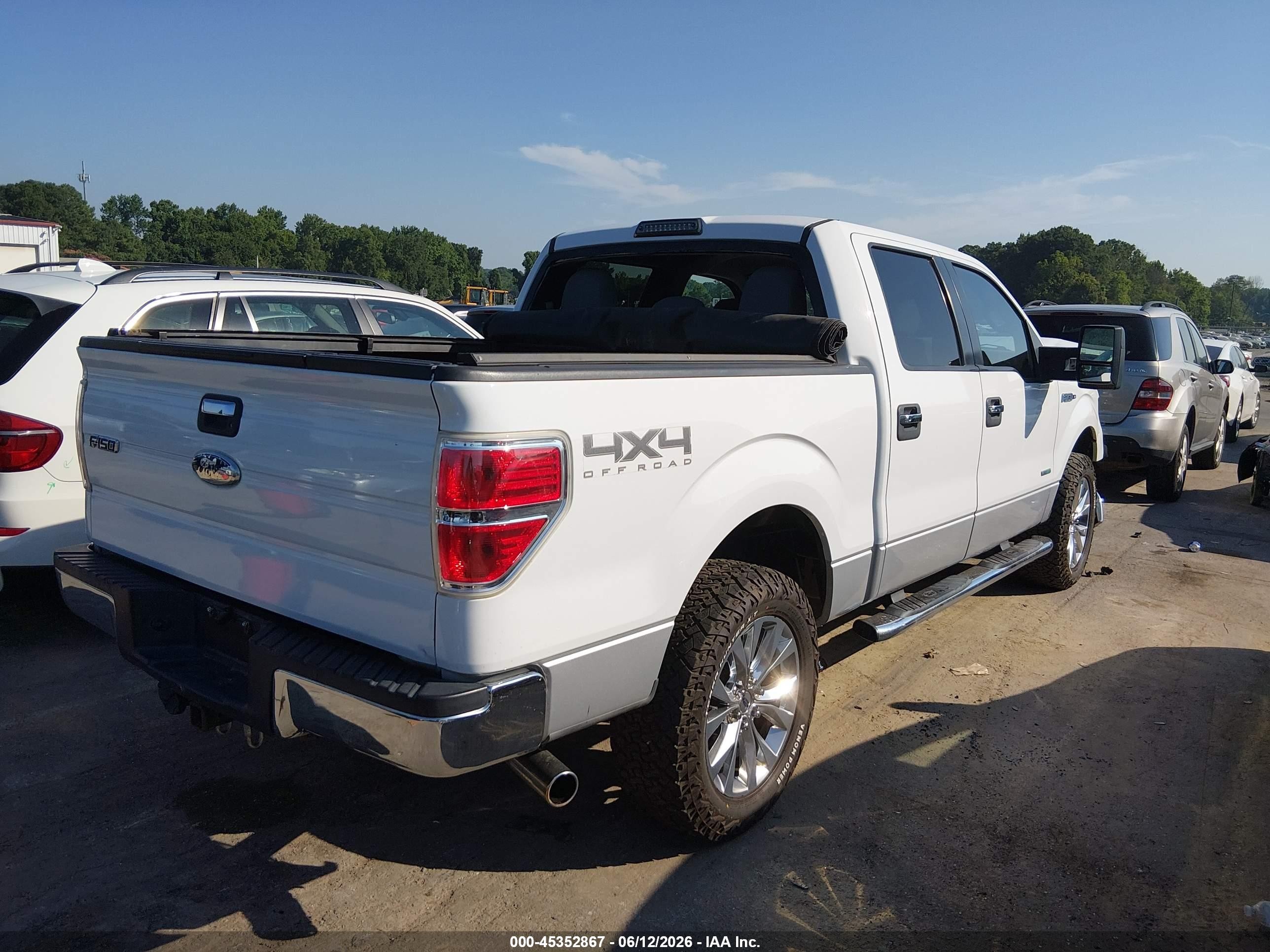 2011 Ford F-150 Xlt Белый vin: 1FTFW1ET9BFD20516