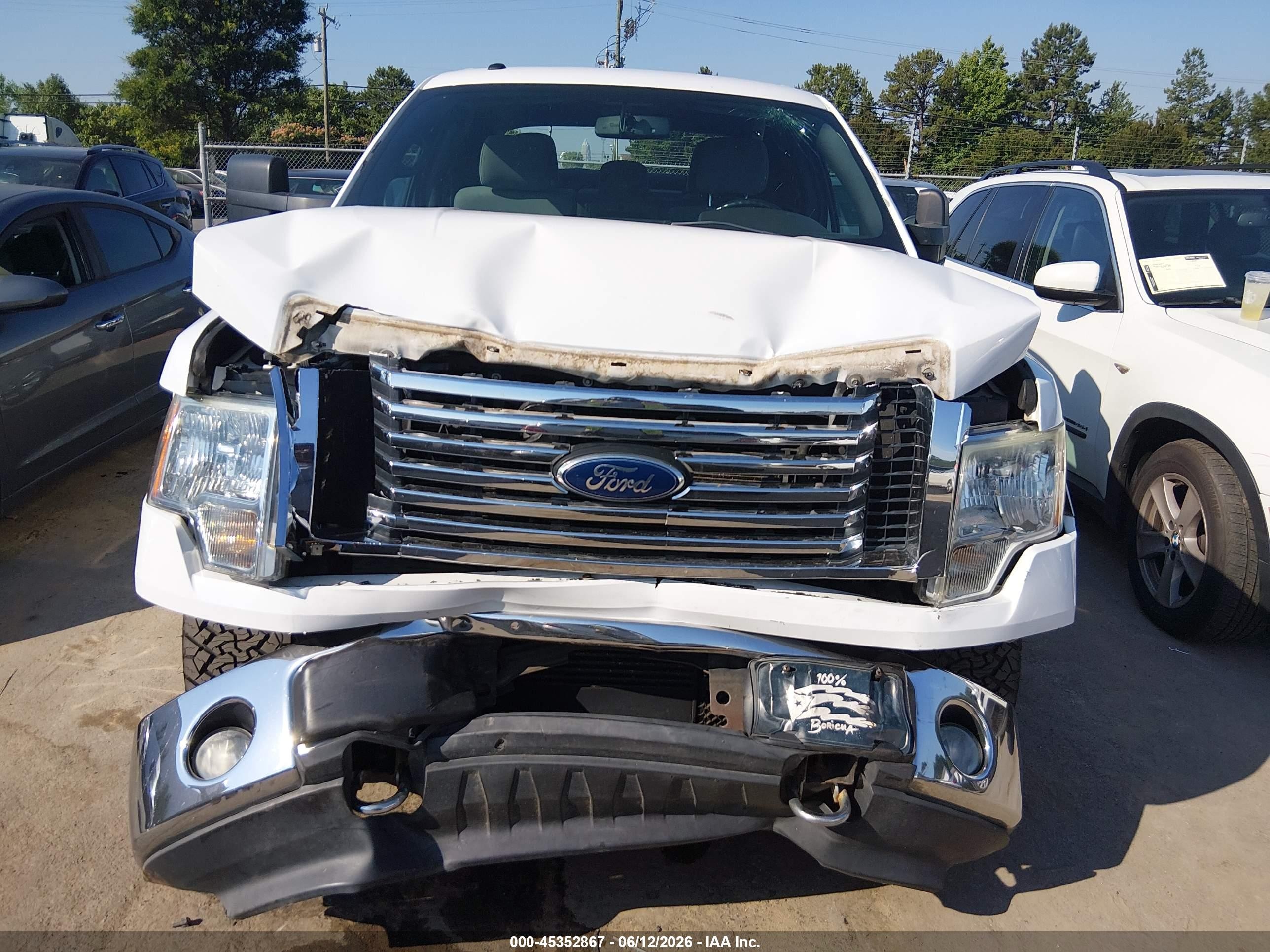 2011 Ford F-150 Xlt Белый vin: 1FTFW1ET9BFD20516