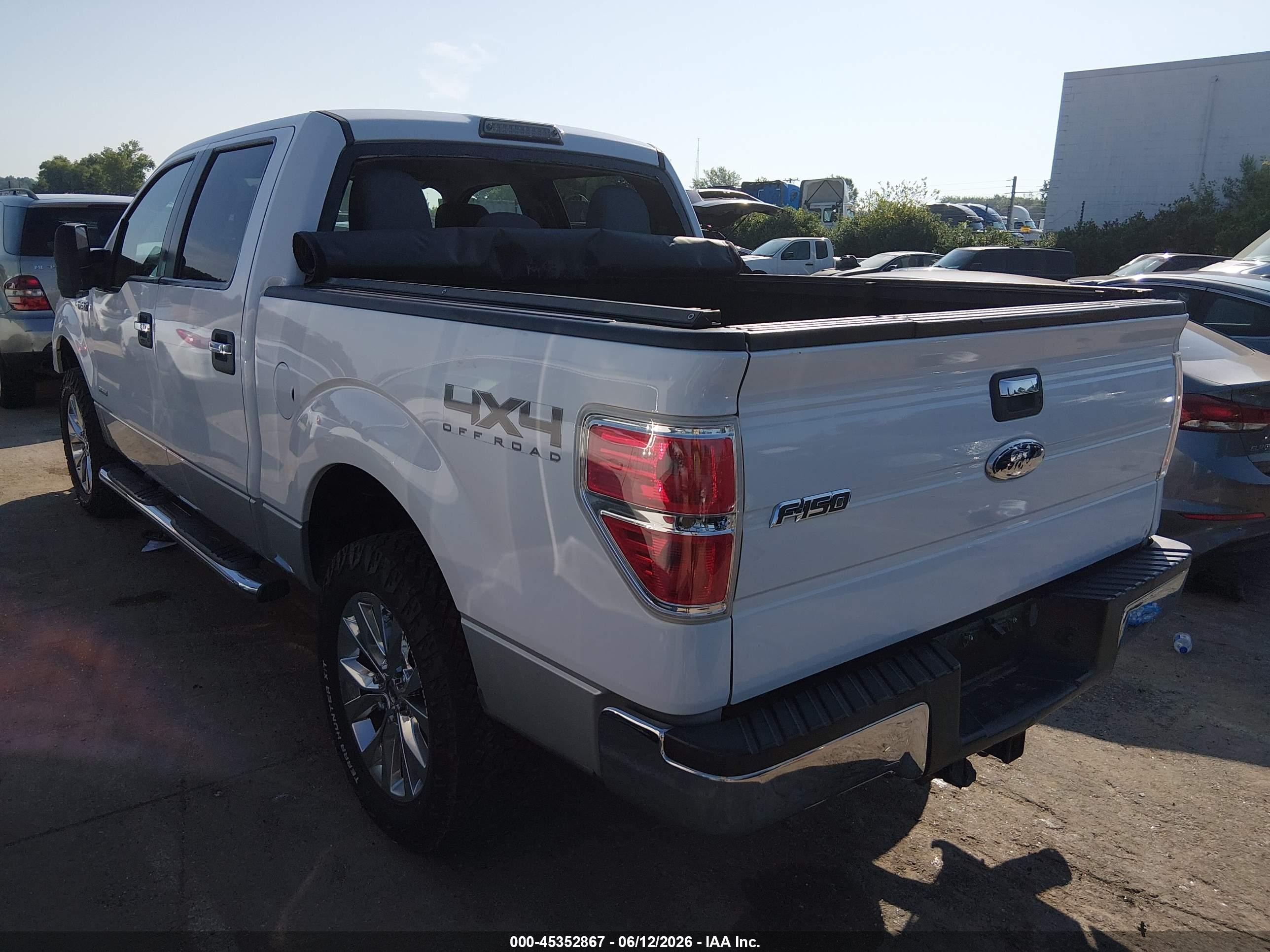 2011 Ford F-150 Xlt Белый vin: 1FTFW1ET9BFD20516