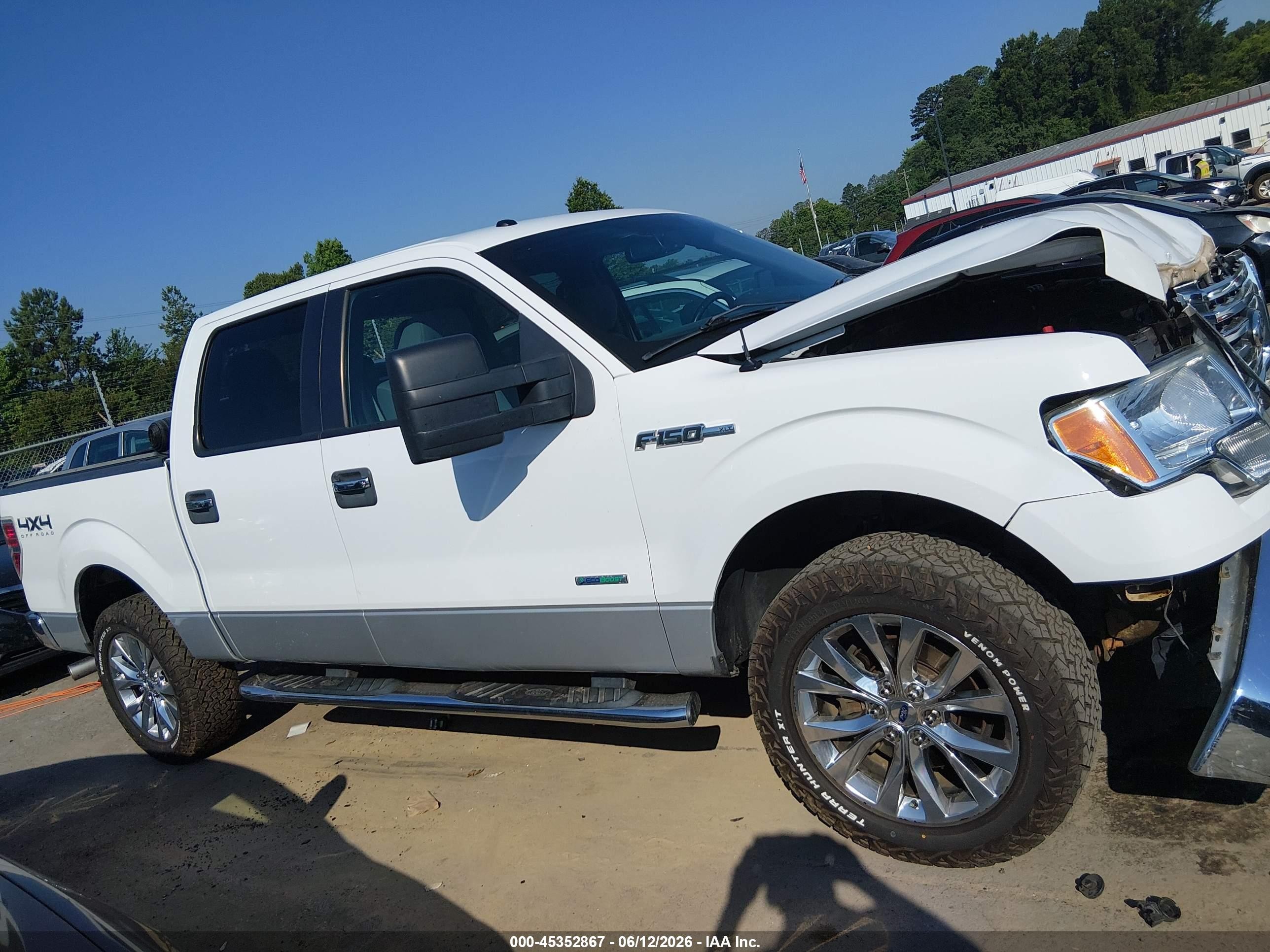 2011 Ford F-150 Xlt Белый vin: 1FTFW1ET9BFD20516