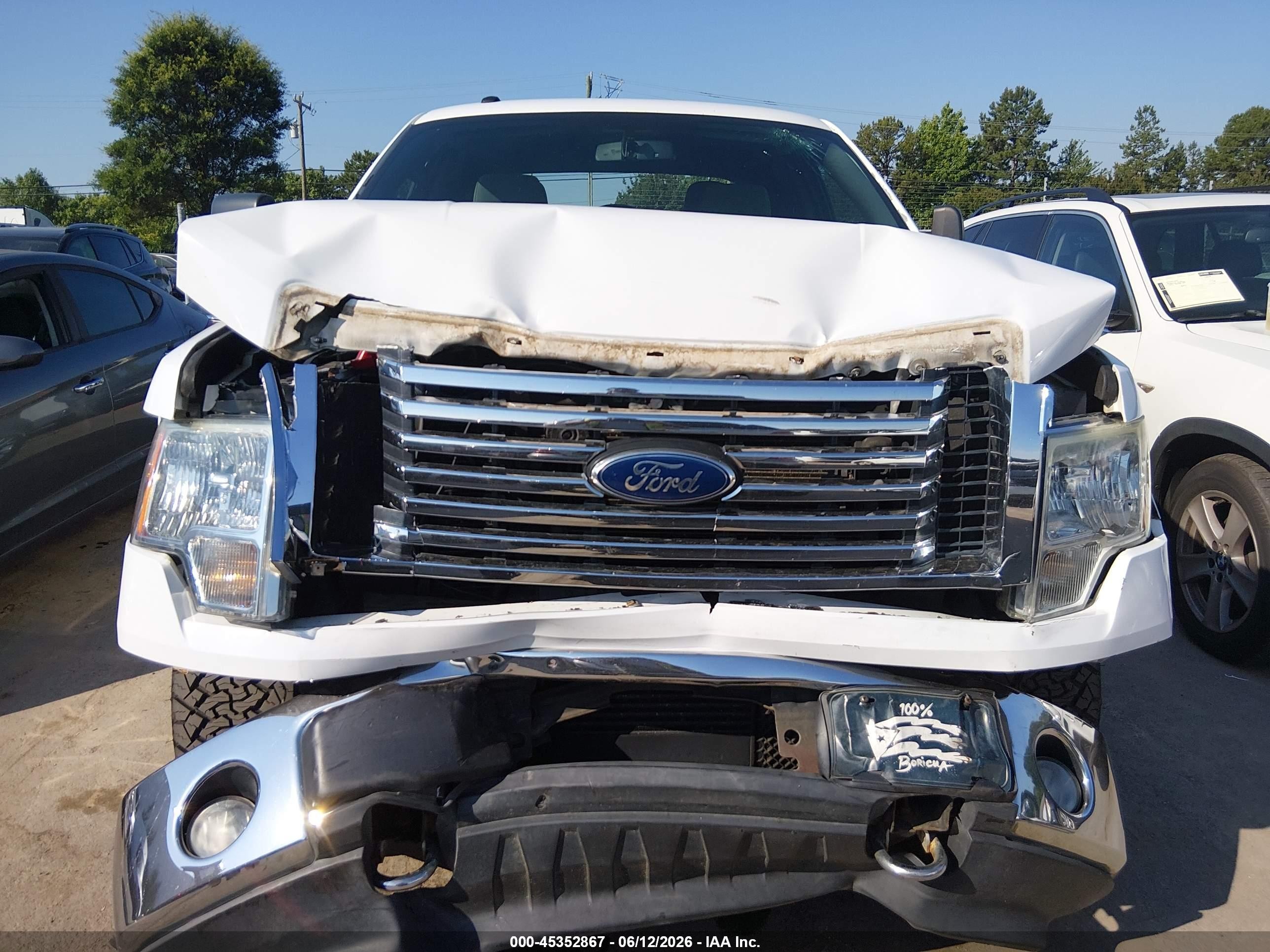 2011 Ford F-150 Xlt Белый vin: 1FTFW1ET9BFD20516