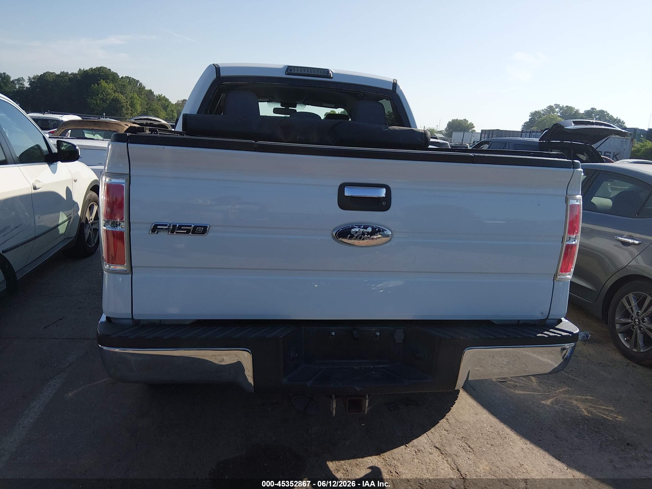 2011 Ford F-150 Xlt Белый vin: 1FTFW1ET9BFD20516