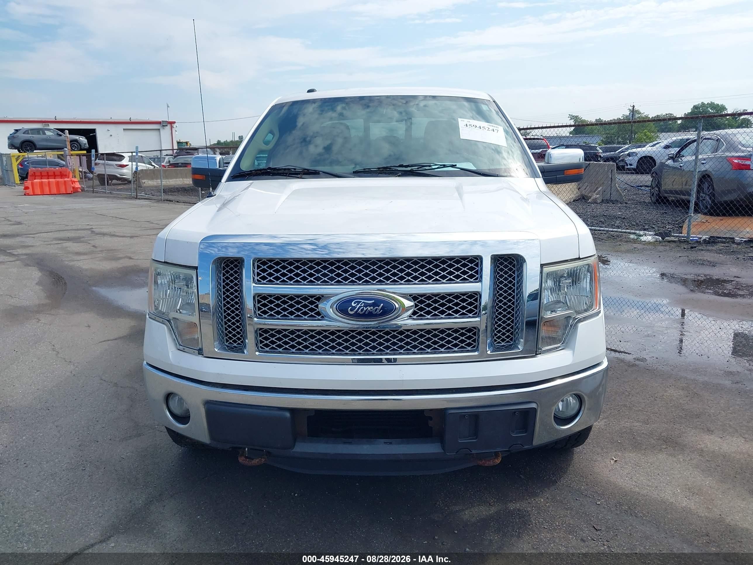 2011 Ford F-150 Lariat Белый vin: 1FTFW1ET9BFD24405