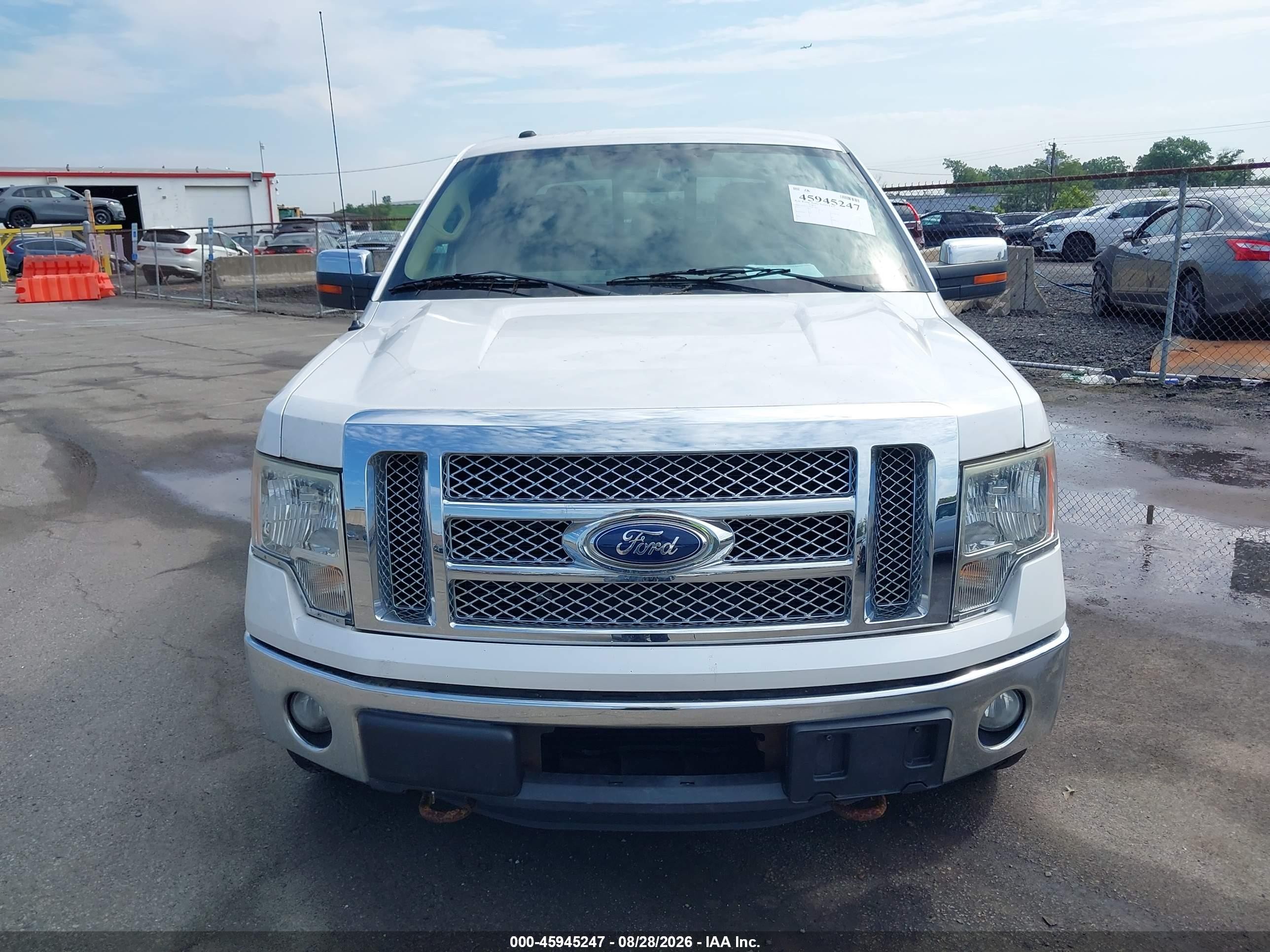 2011 Ford F-150 Lariat Белый vin: 1FTFW1ET9BFD24405