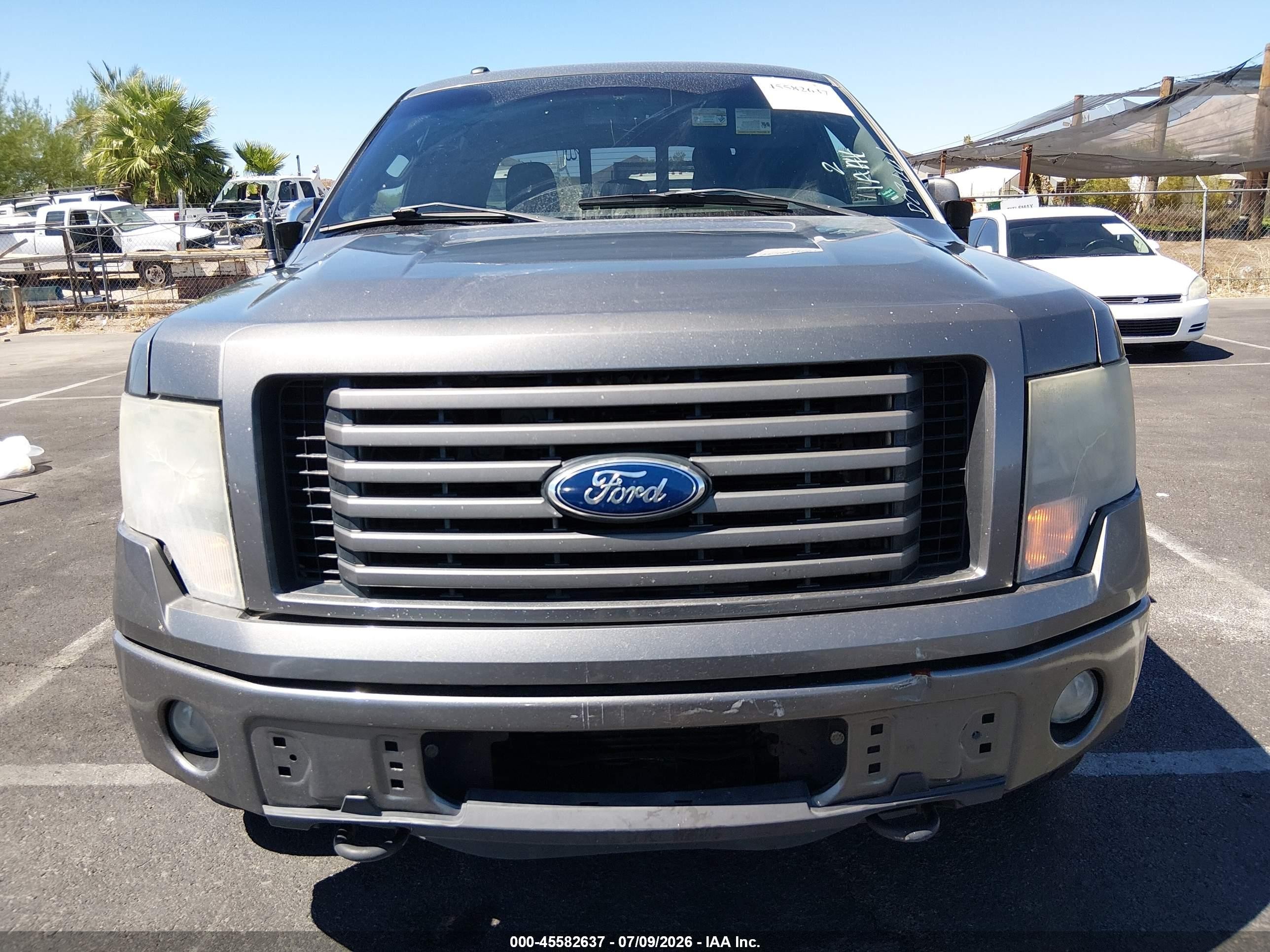 2011 Ford F-150 Fx4 Gray vin: 1FTFW1ET9BFD27661