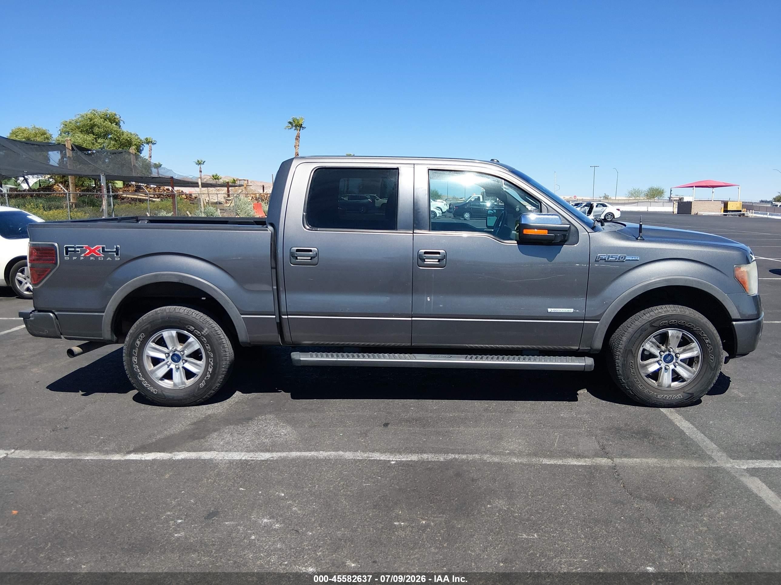 2011 Ford F-150 Fx4 Gray vin: 1FTFW1ET9BFD27661