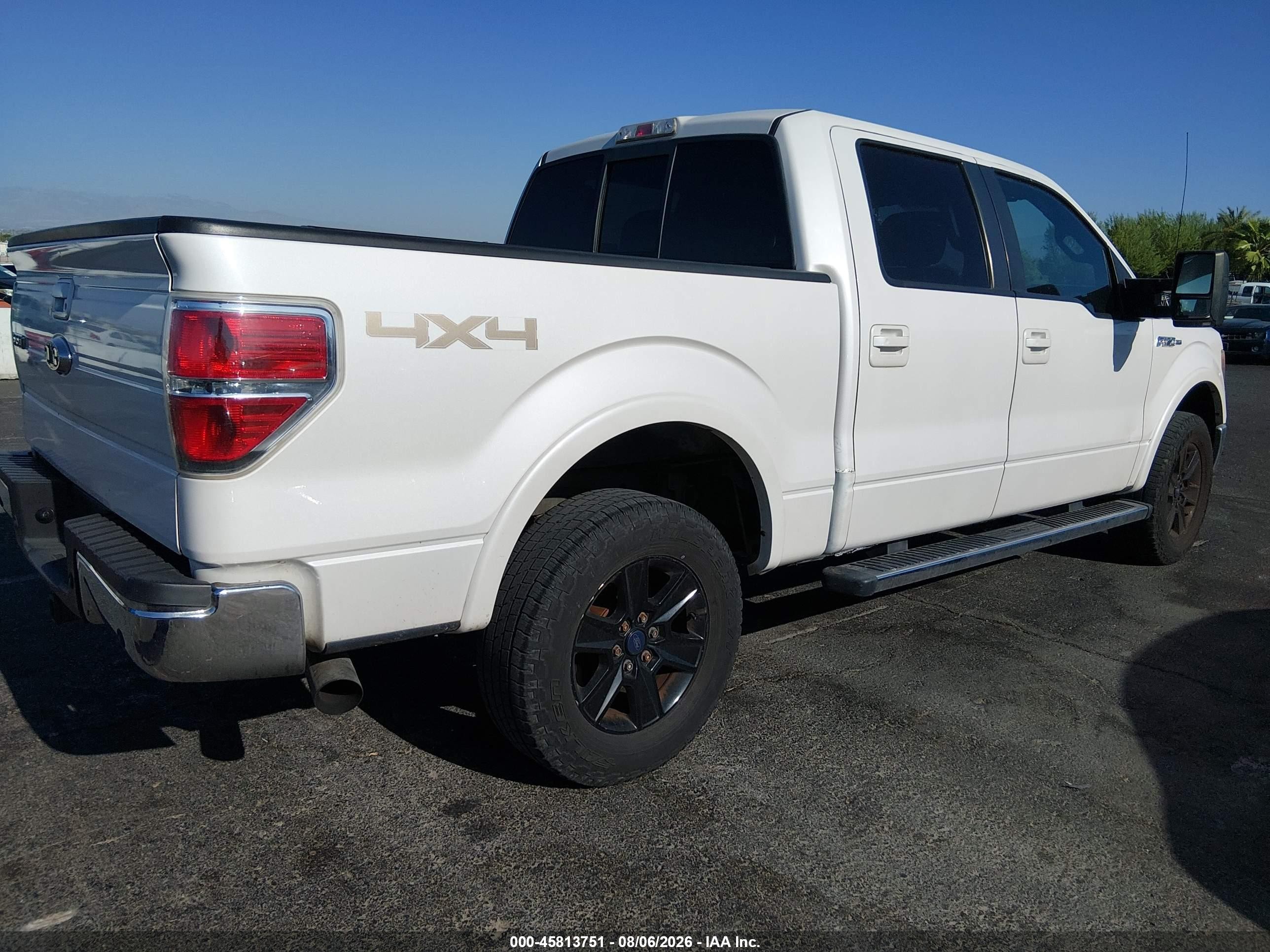 2011 Ford F-150 Lariat Белый vin: 1FTFW1ET9BKD64474