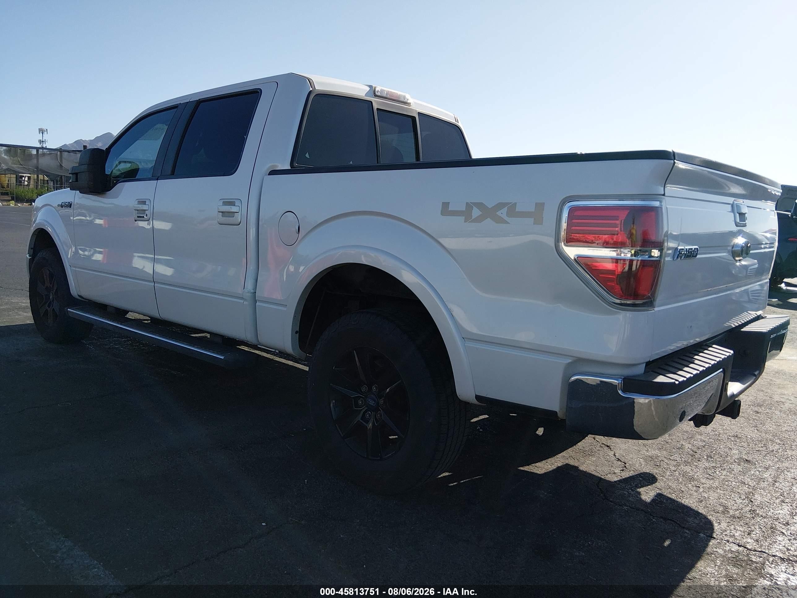 2011 Ford F-150 Lariat Белый vin: 1FTFW1ET9BKD64474