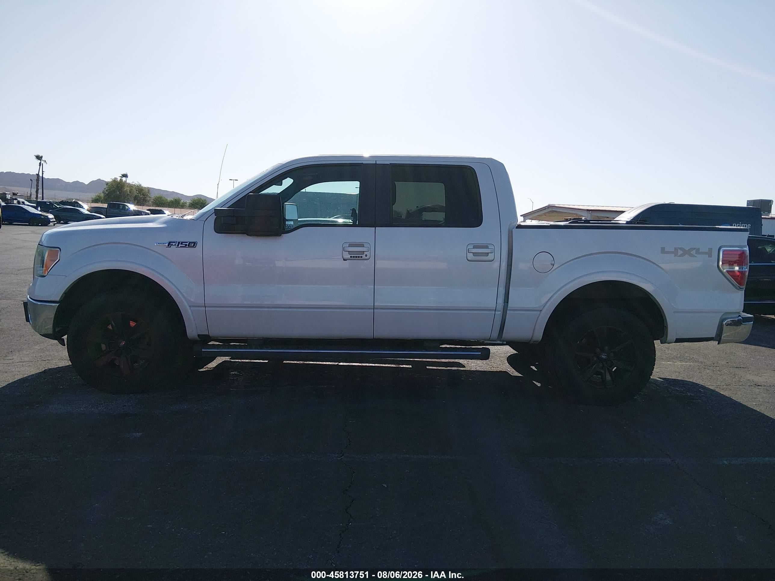 2011 Ford F-150 Lariat Белый vin: 1FTFW1ET9BKD64474