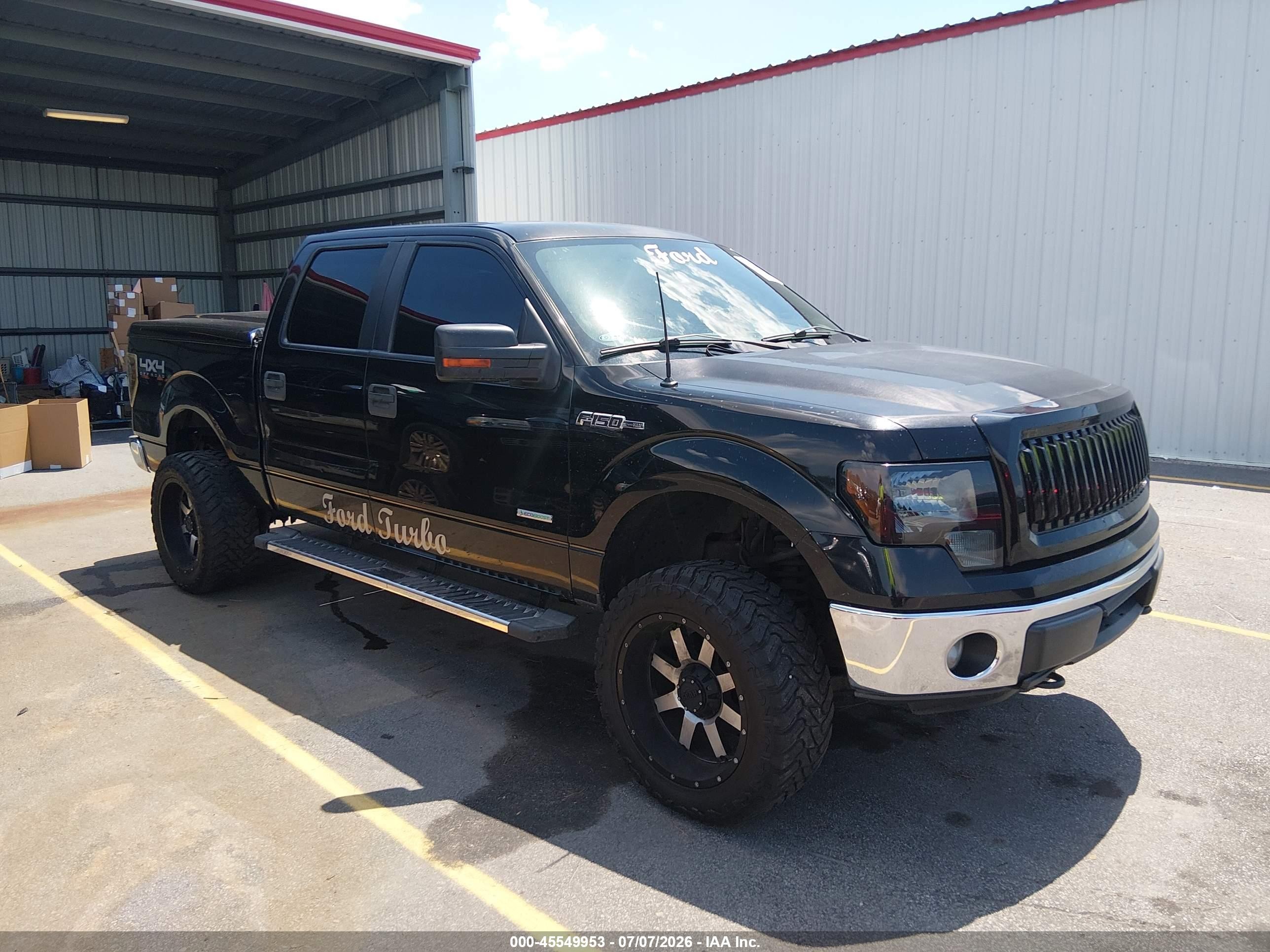 2011 Ford F-150 Xlt Black vin: 1FTFW1ET9BKE10885