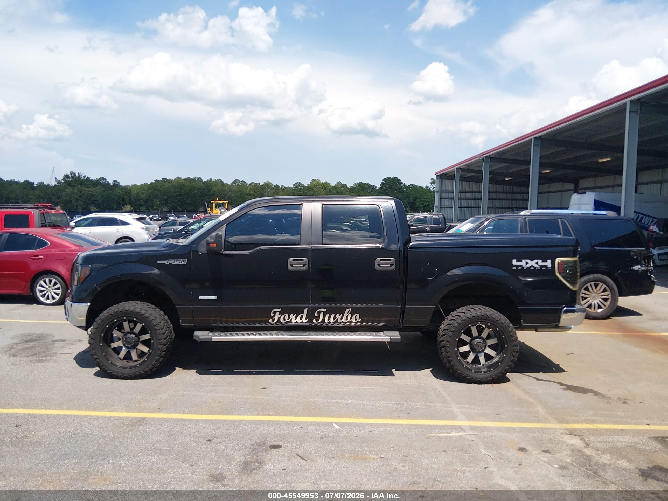 2011 Ford F-150 Xlt Black vin: 1FTFW1ET9BKE10885