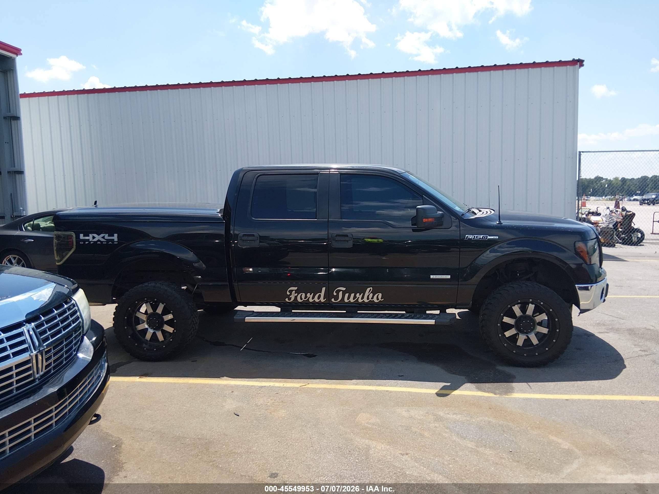 2011 Ford F-150 Xlt Black vin: 1FTFW1ET9BKE10885