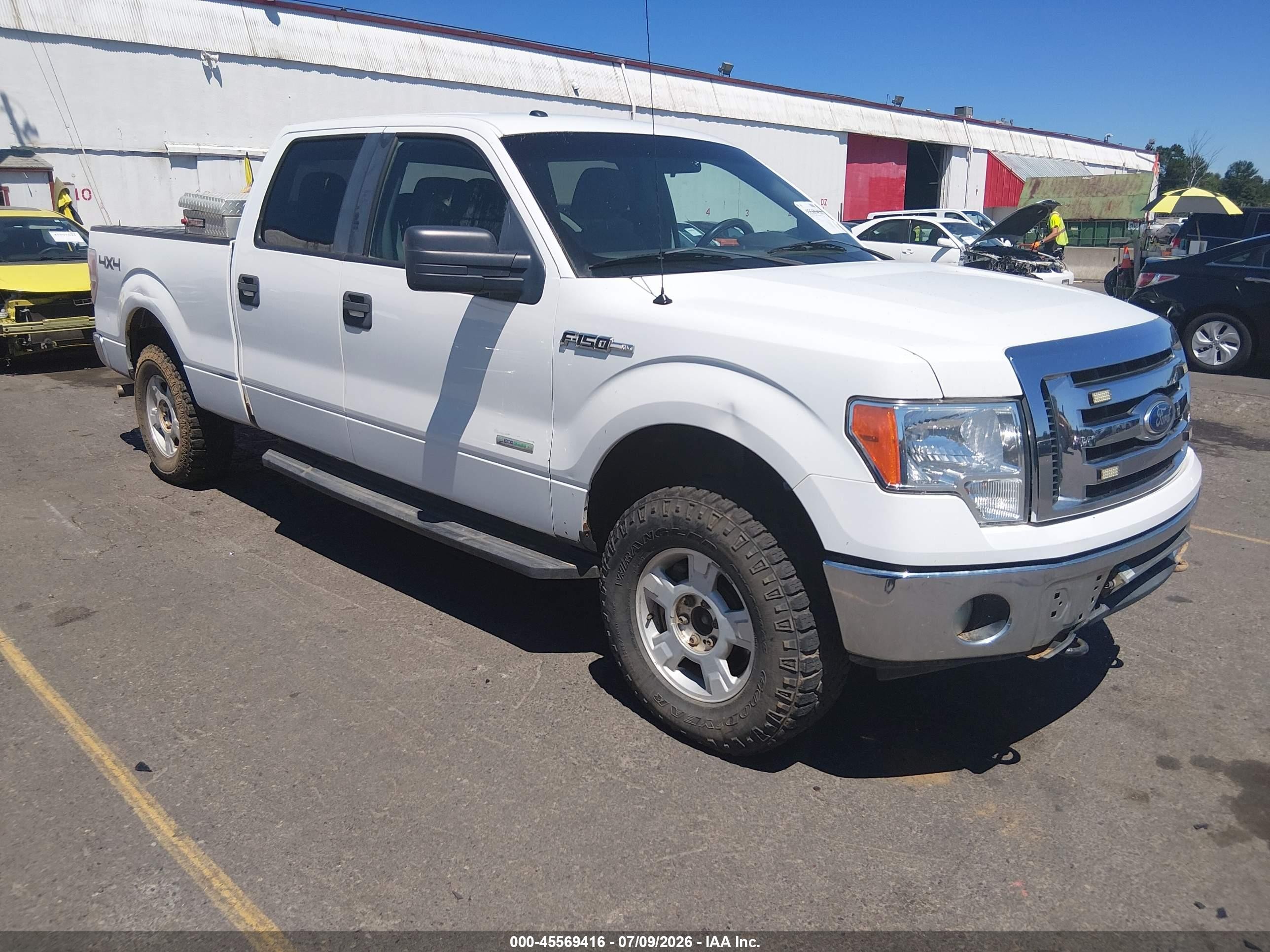 2011 Ford F-150 Fx4/king Ranch/lariat/platinum/xlt White vin: 1FTFW1ET9BKE19022