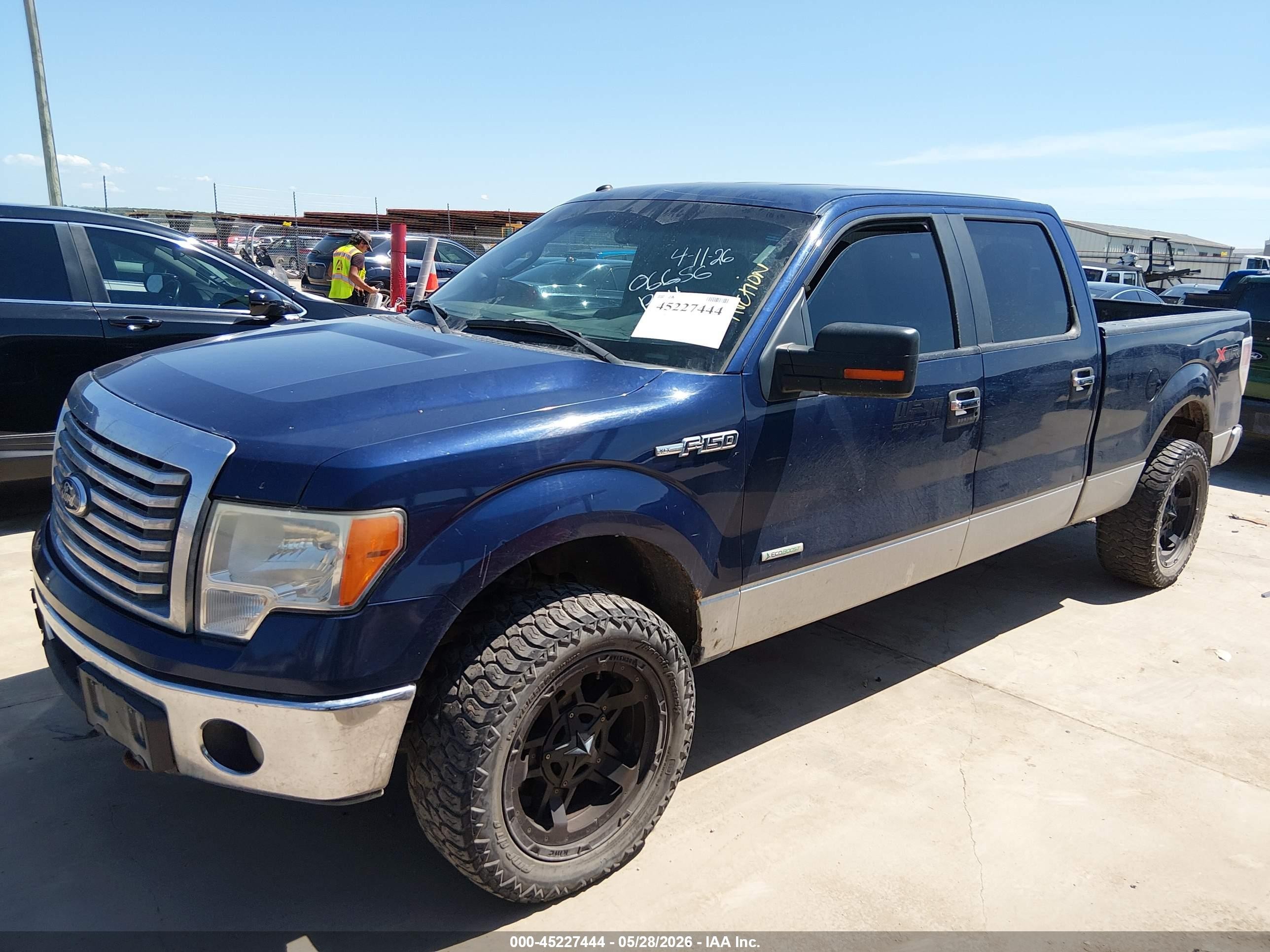 2012 Ford F-150 Xlt Синий vin: 1FTFW1ET9CFA06656