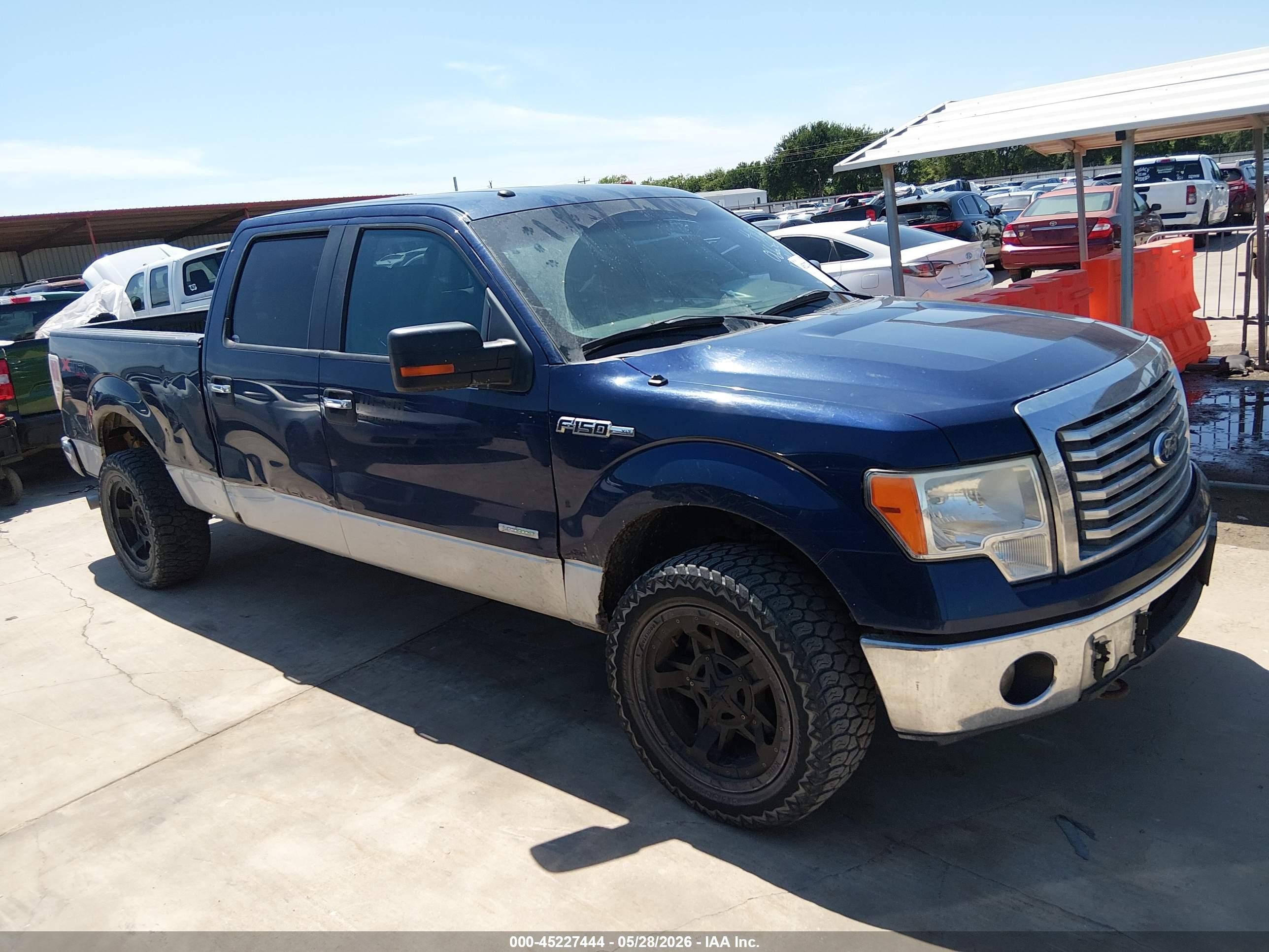 2012 Ford F-150 Xlt Синий vin: 1FTFW1ET9CFA06656