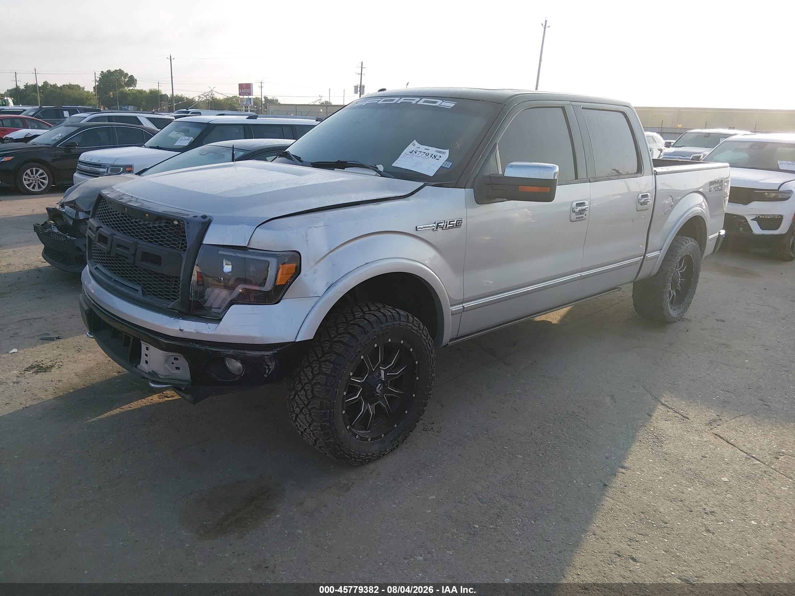 2012 Ford F-150 Platinum Silver vin: 1FTFW1ET9CFA28317