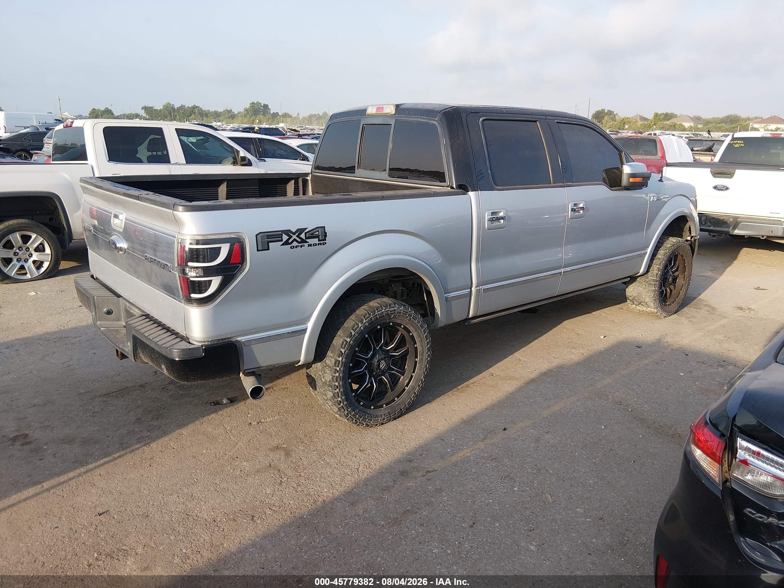 2012 Ford F-150 Platinum Silver vin: 1FTFW1ET9CFA28317