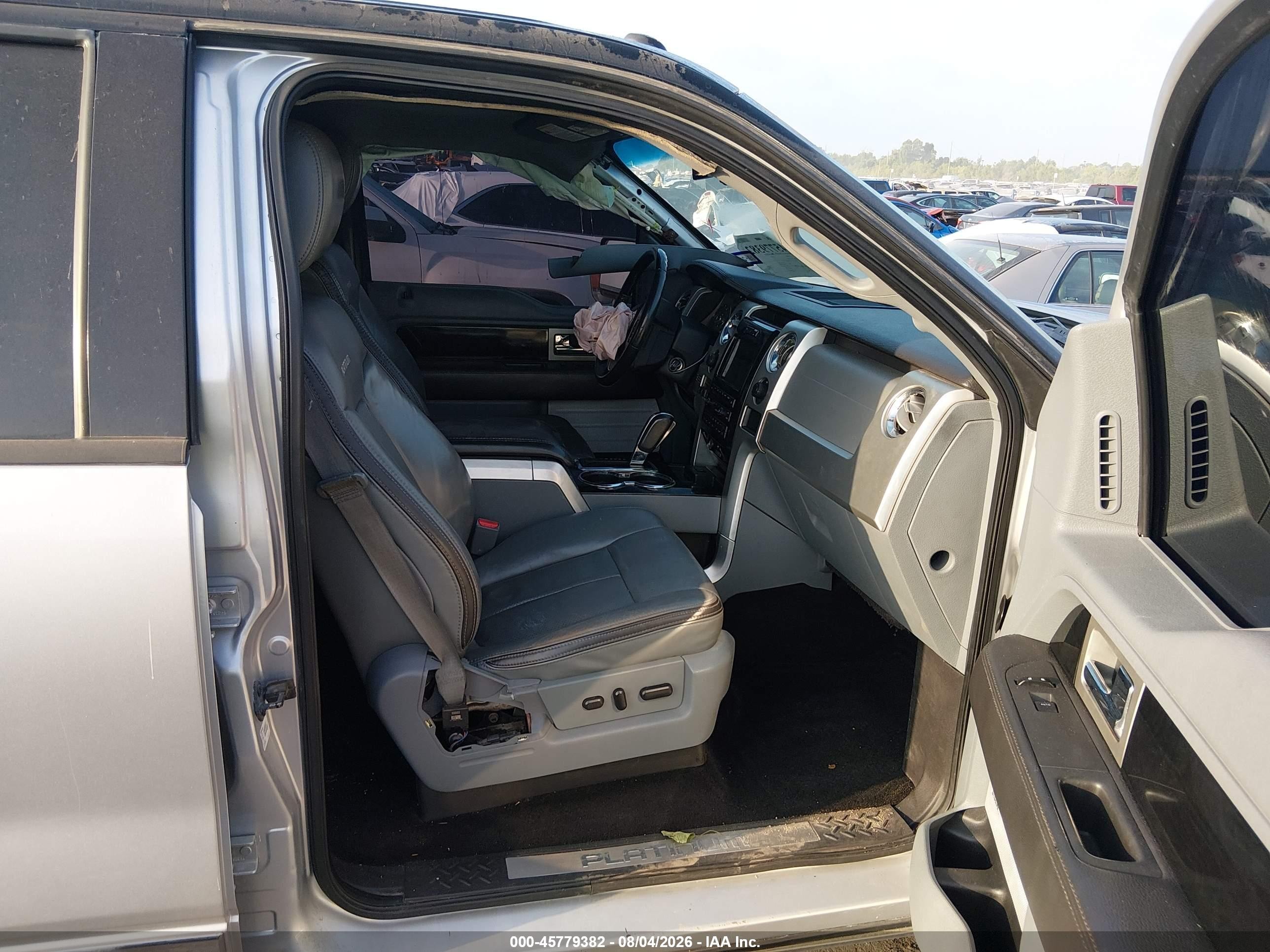 2012 Ford F-150 Platinum Silver vin: 1FTFW1ET9CFA28317