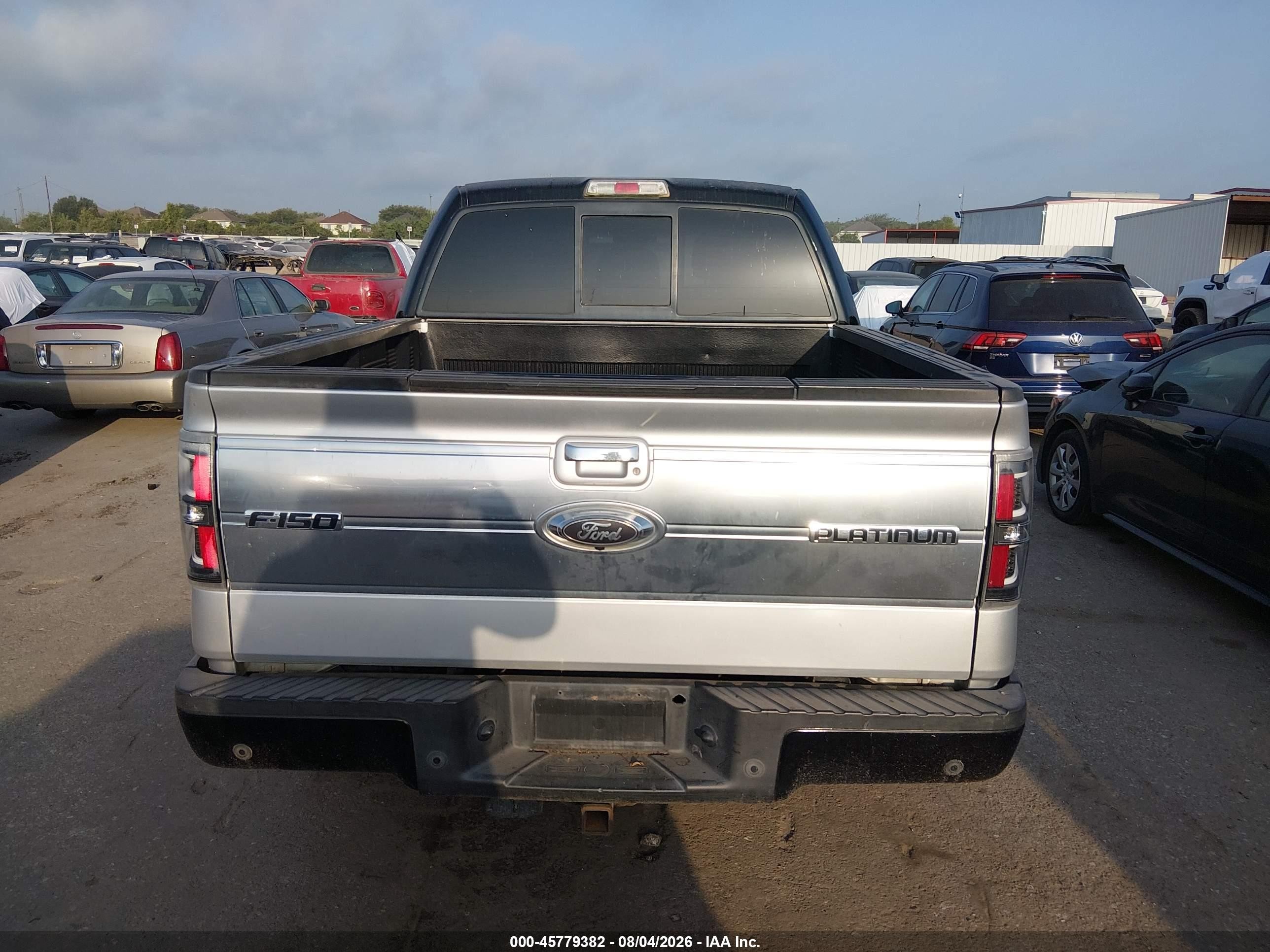 2012 Ford F-150 Platinum Silver vin: 1FTFW1ET9CFA28317