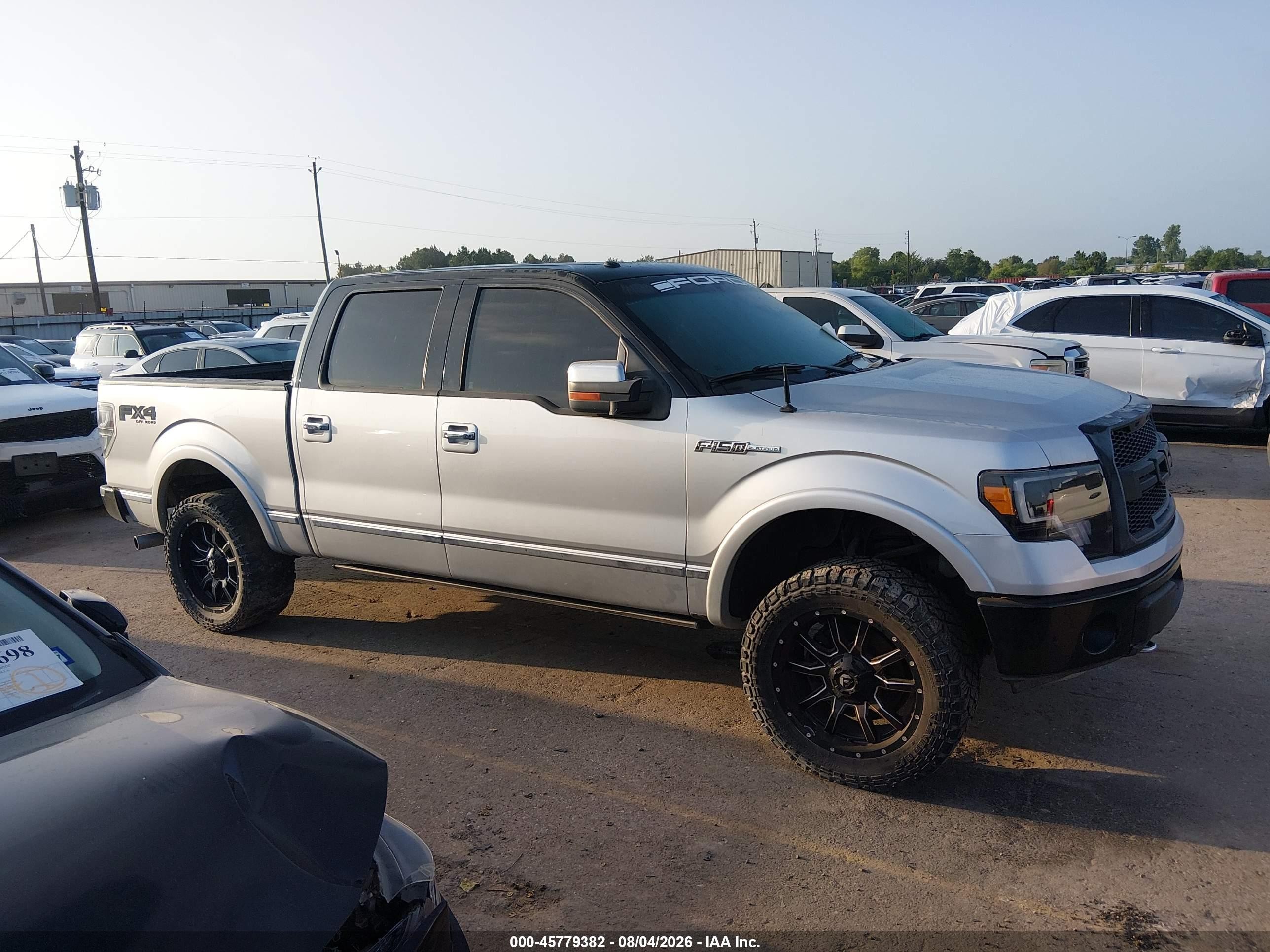 2012 Ford F-150 Platinum Silver vin: 1FTFW1ET9CFA28317