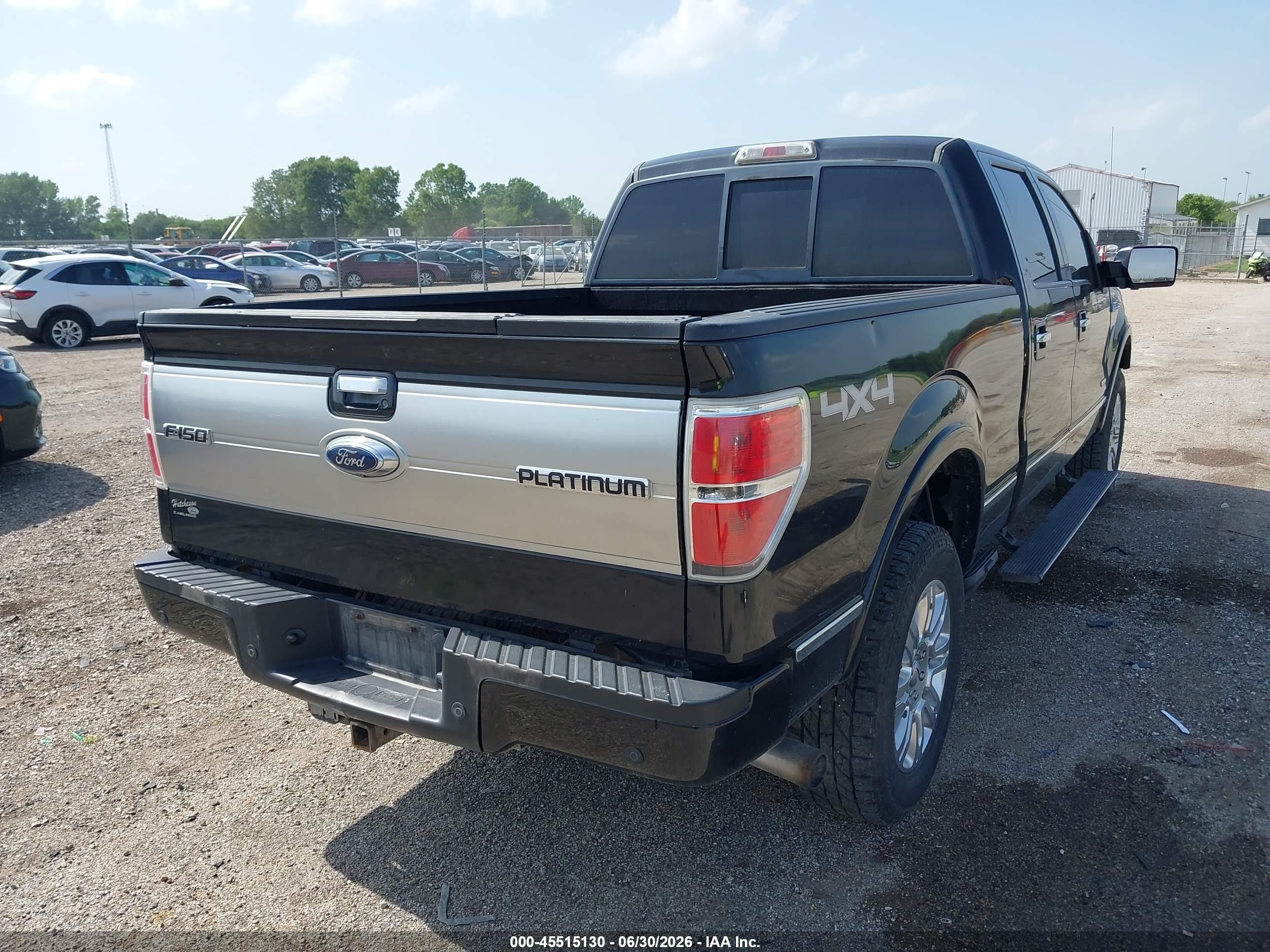 2012 Ford F-150 Platinum Black vin: 1FTFW1ET9CFA43352