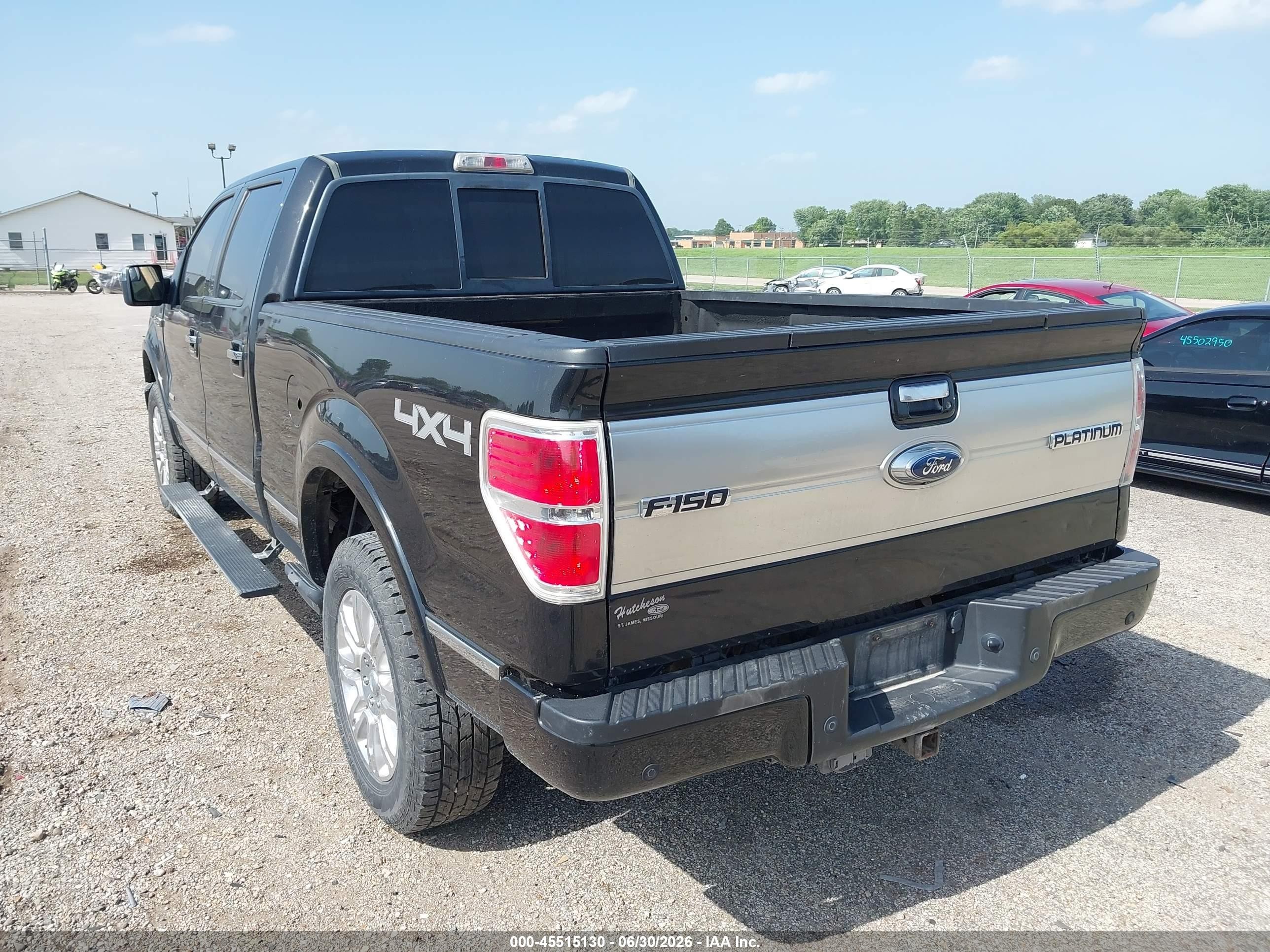 2012 Ford F-150 Platinum Black vin: 1FTFW1ET9CFA43352