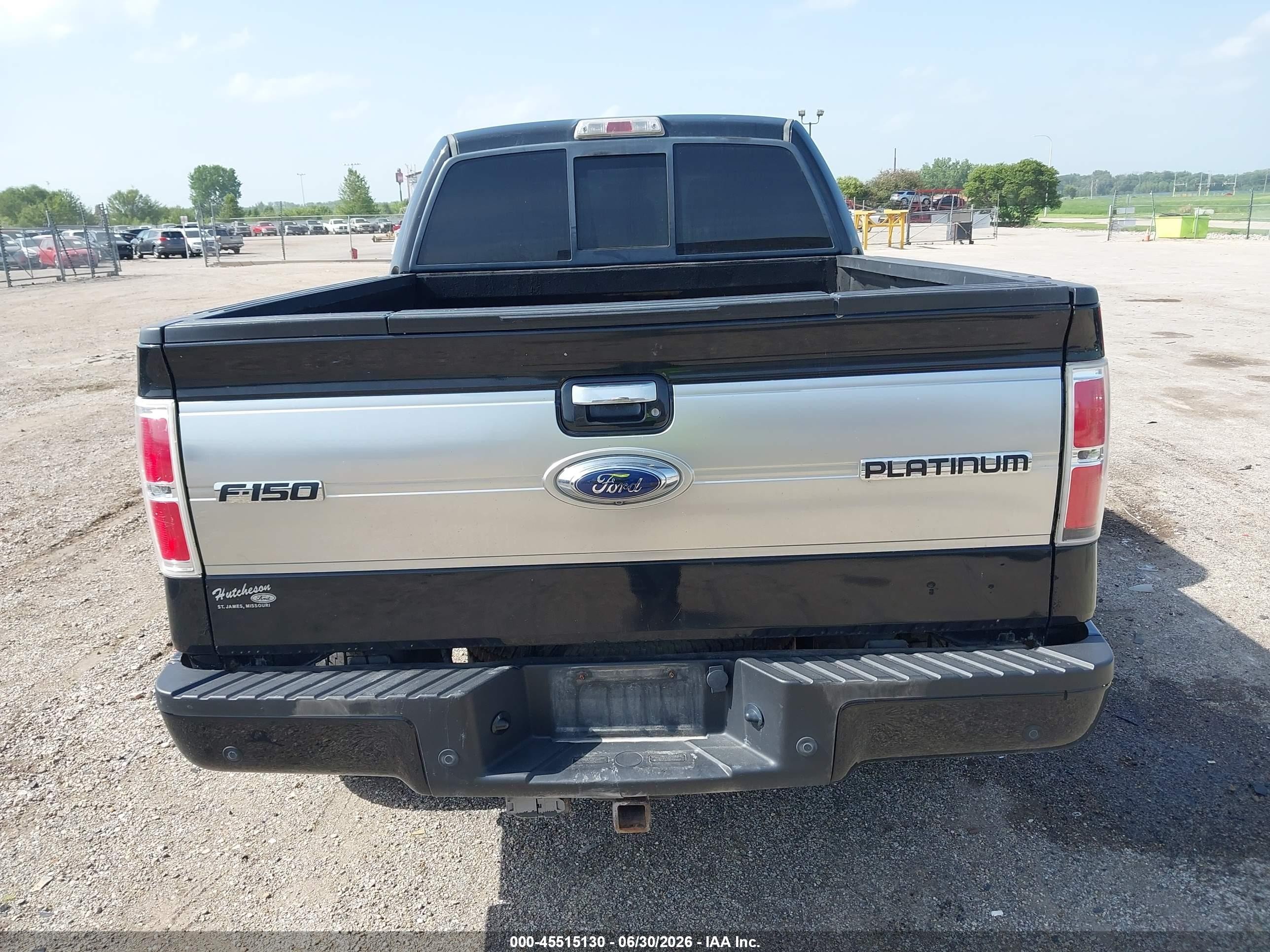 2012 Ford F-150 Platinum Black vin: 1FTFW1ET9CFA43352