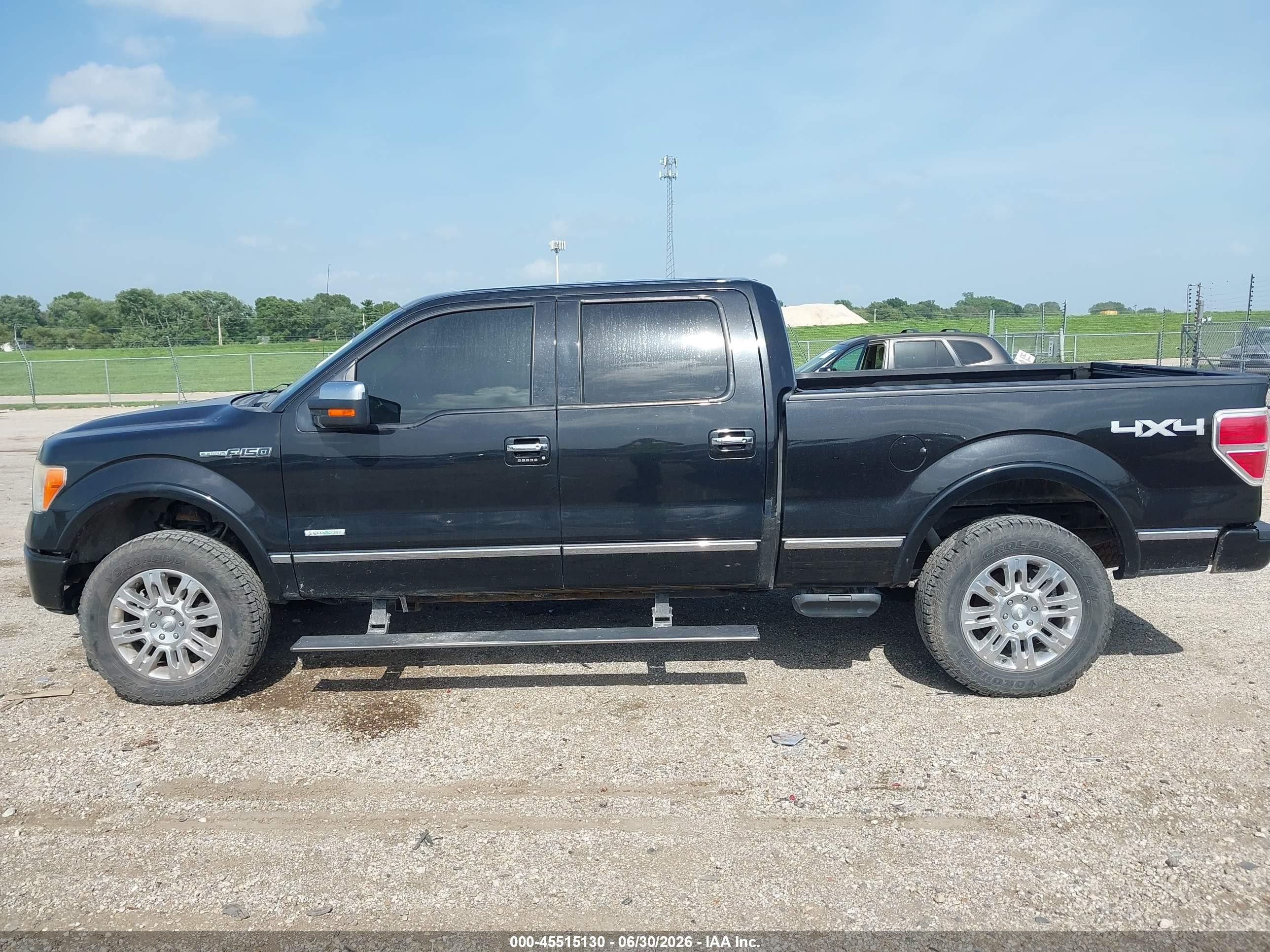 2012 Ford F-150 Platinum Black vin: 1FTFW1ET9CFA43352