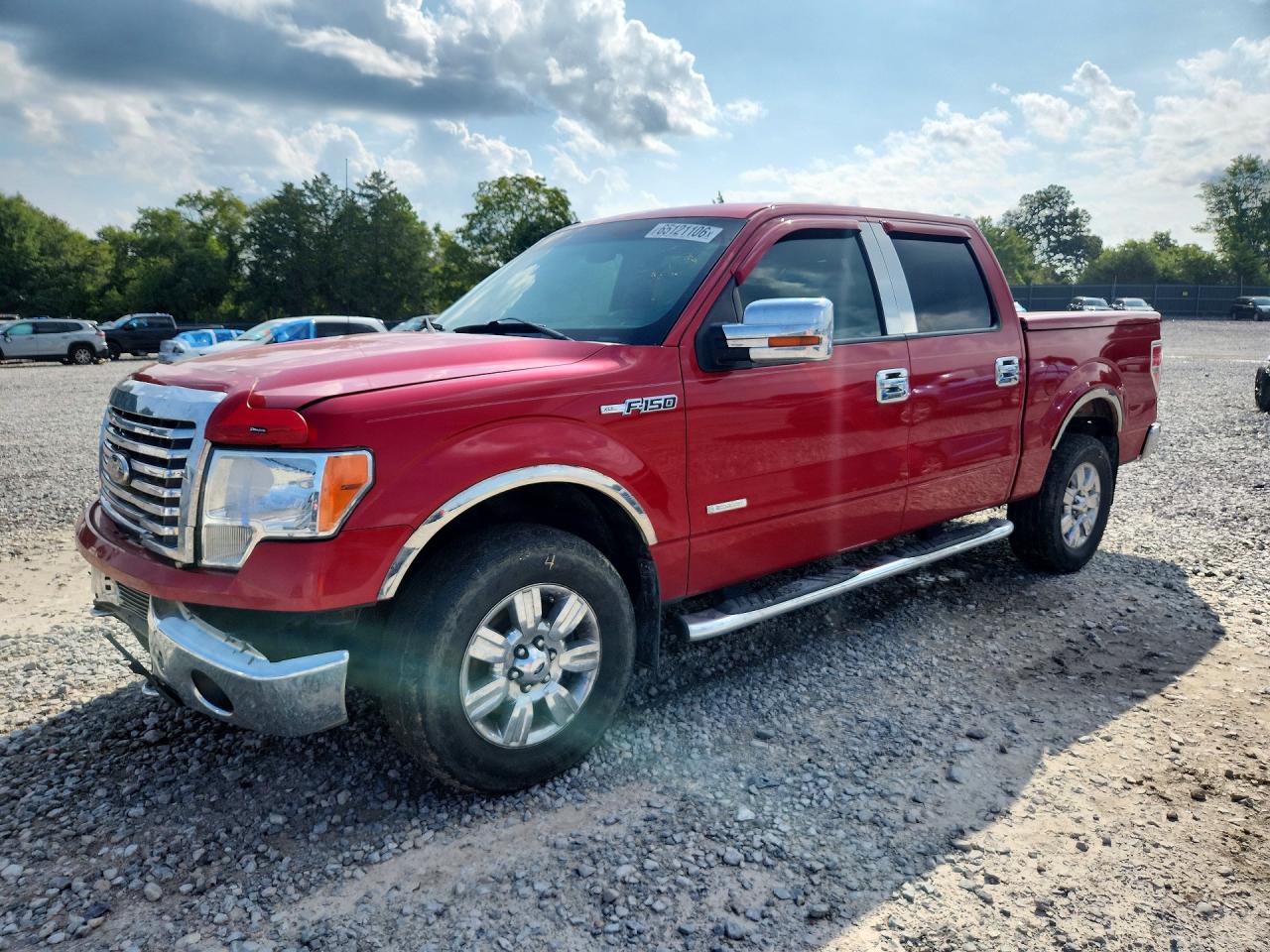 2012 Ford F150 Supercrew Красный vin: 1FTFW1ET9CFA53816