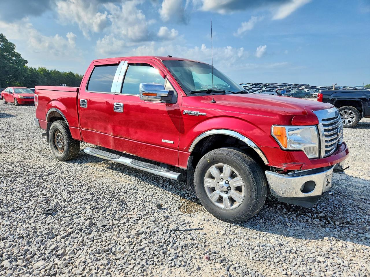 2012 Ford F150 Supercrew Красный vin: 1FTFW1ET9CFA53816
