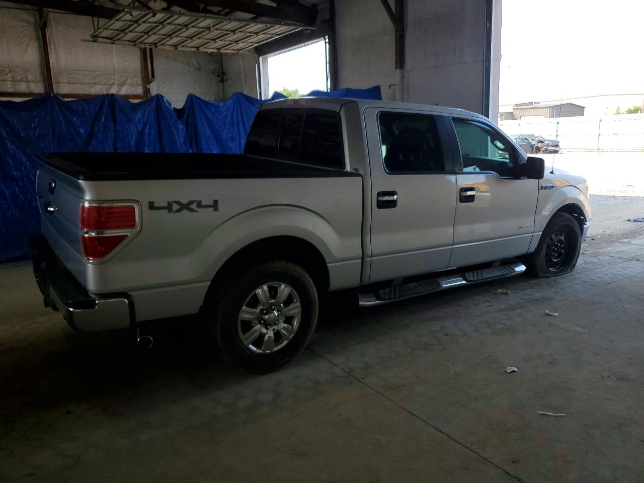 2012 Ford F150 Supercrew Silver vin: 1FTFW1ET9CFA55324