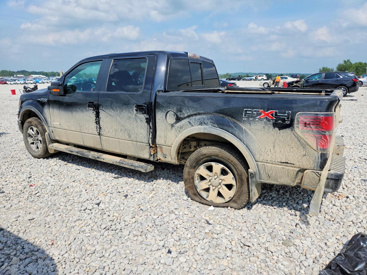 2012 Ford F150 Supercrew Black vin: 1FTFW1ET9CFA62290