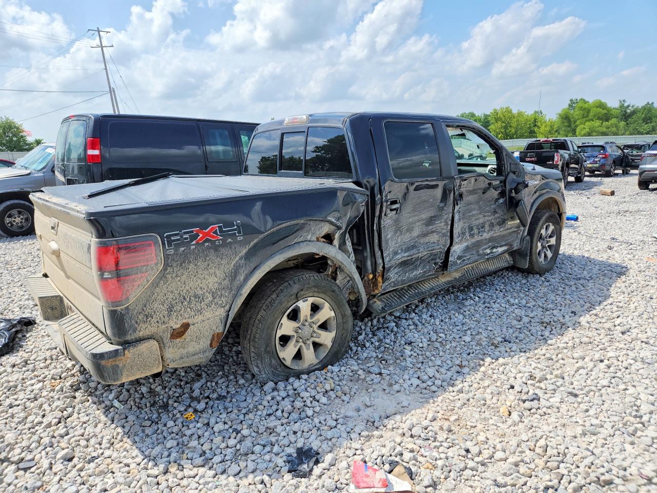 2012 Ford F150 Supercrew Black vin: 1FTFW1ET9CFA62290
