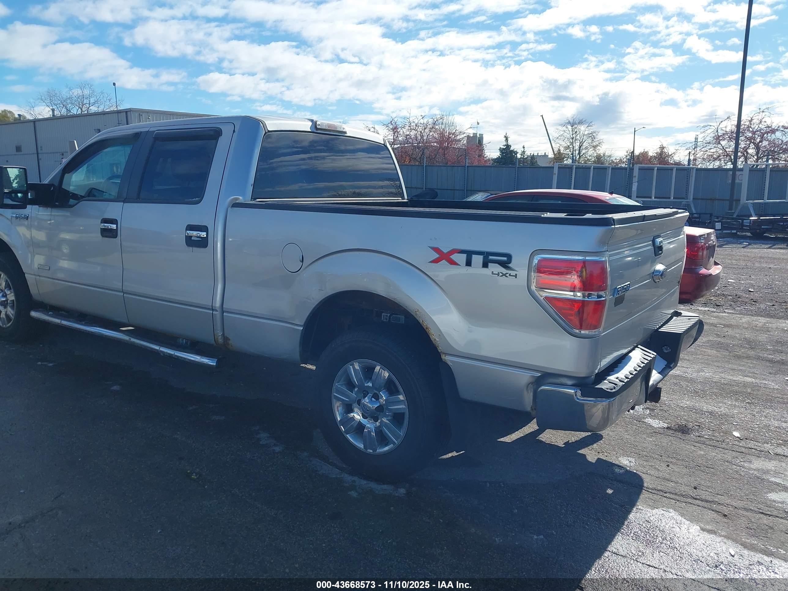 2012 Ford F-150 Xlt Silver vin: 1FTFW1ET9CFA63813