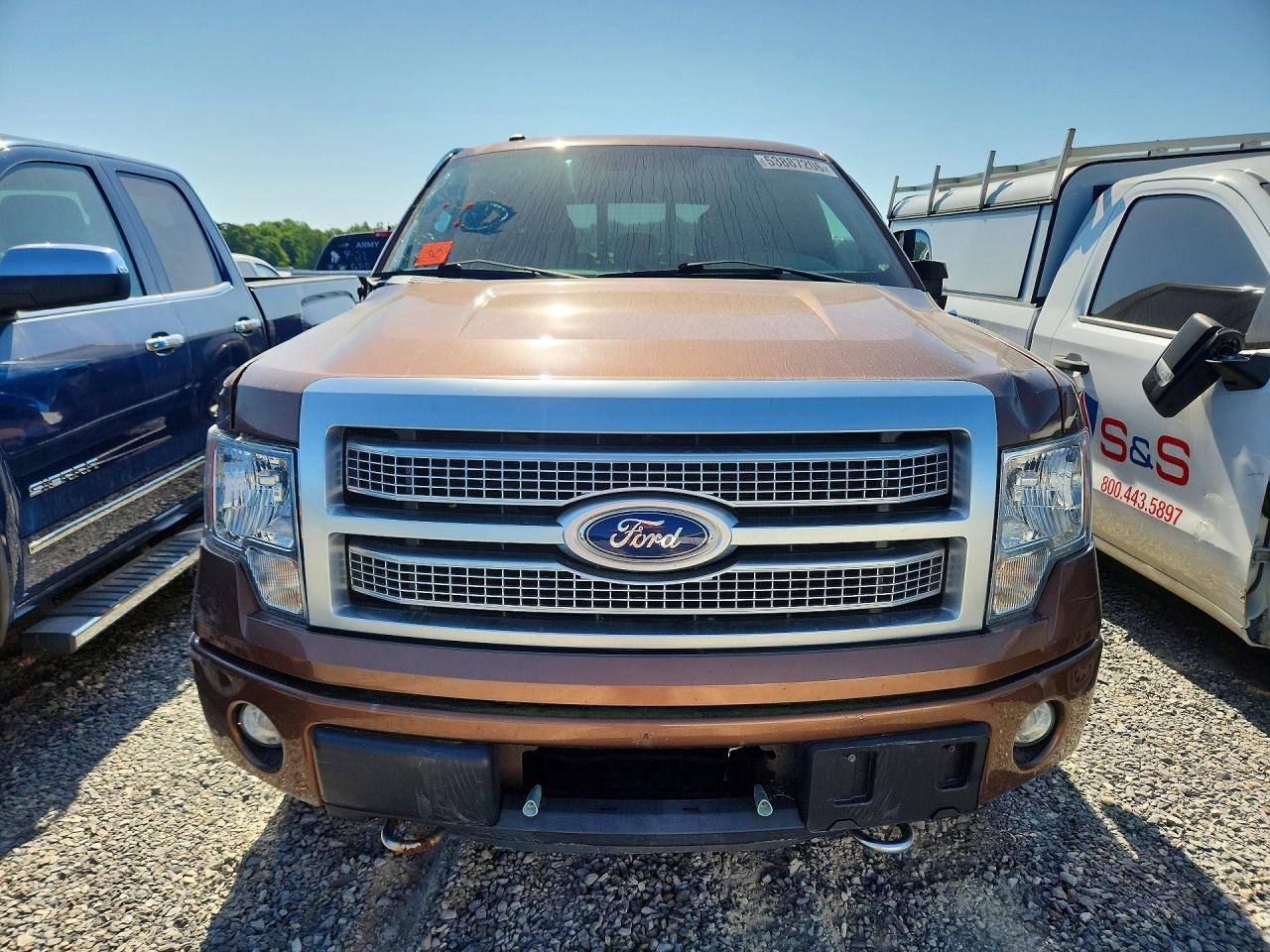 2012 Ford F150 Supercrew Brown vin: 1FTFW1ET9CFA81809