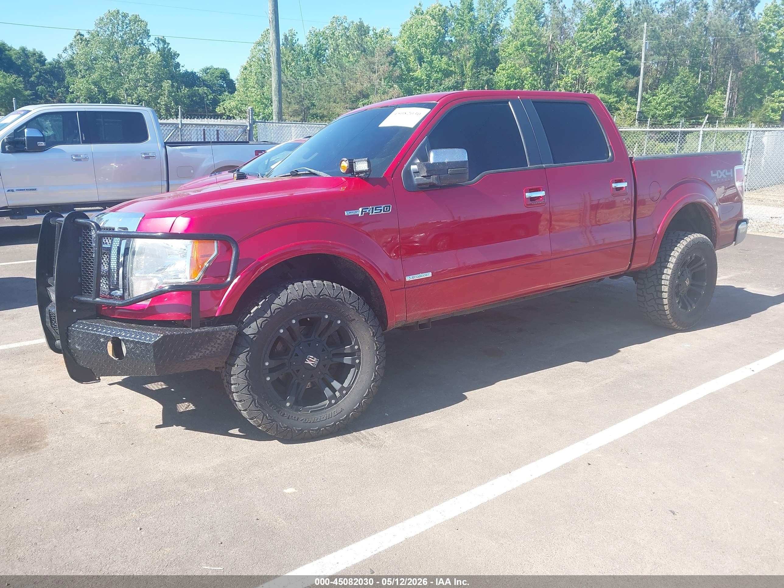 2012 Ford F-150 Lariat Бордовый vin: 1FTFW1ET9CFB06353