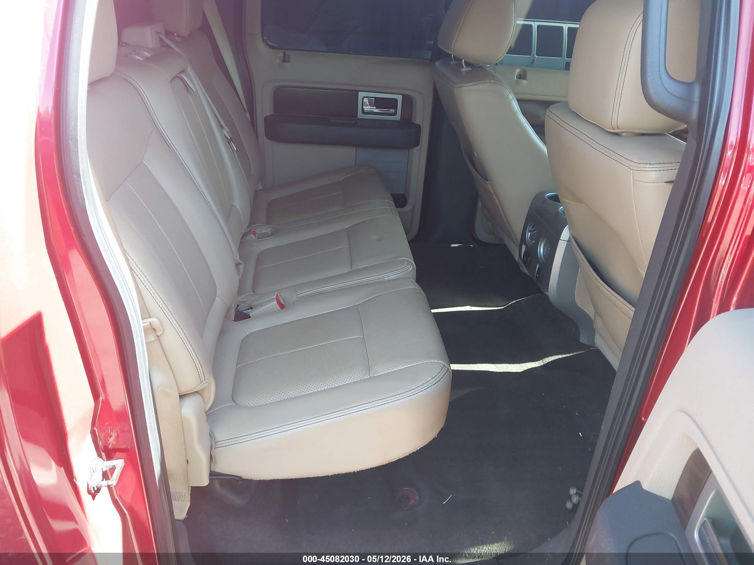 2012 Ford F-150 Lariat Бордовый vin: 1FTFW1ET9CFB06353