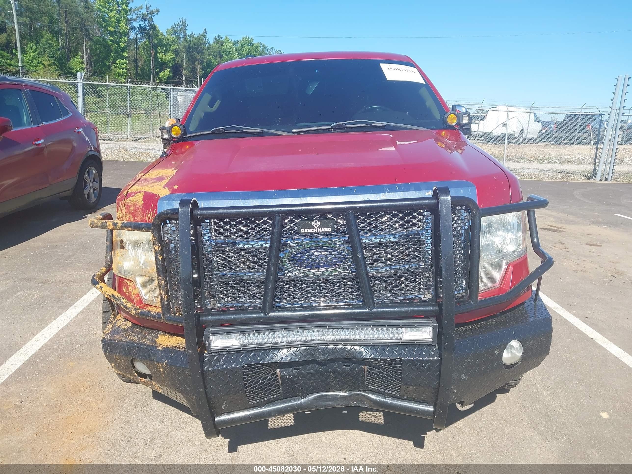 2012 Ford F-150 Lariat Бордовый vin: 1FTFW1ET9CFB06353