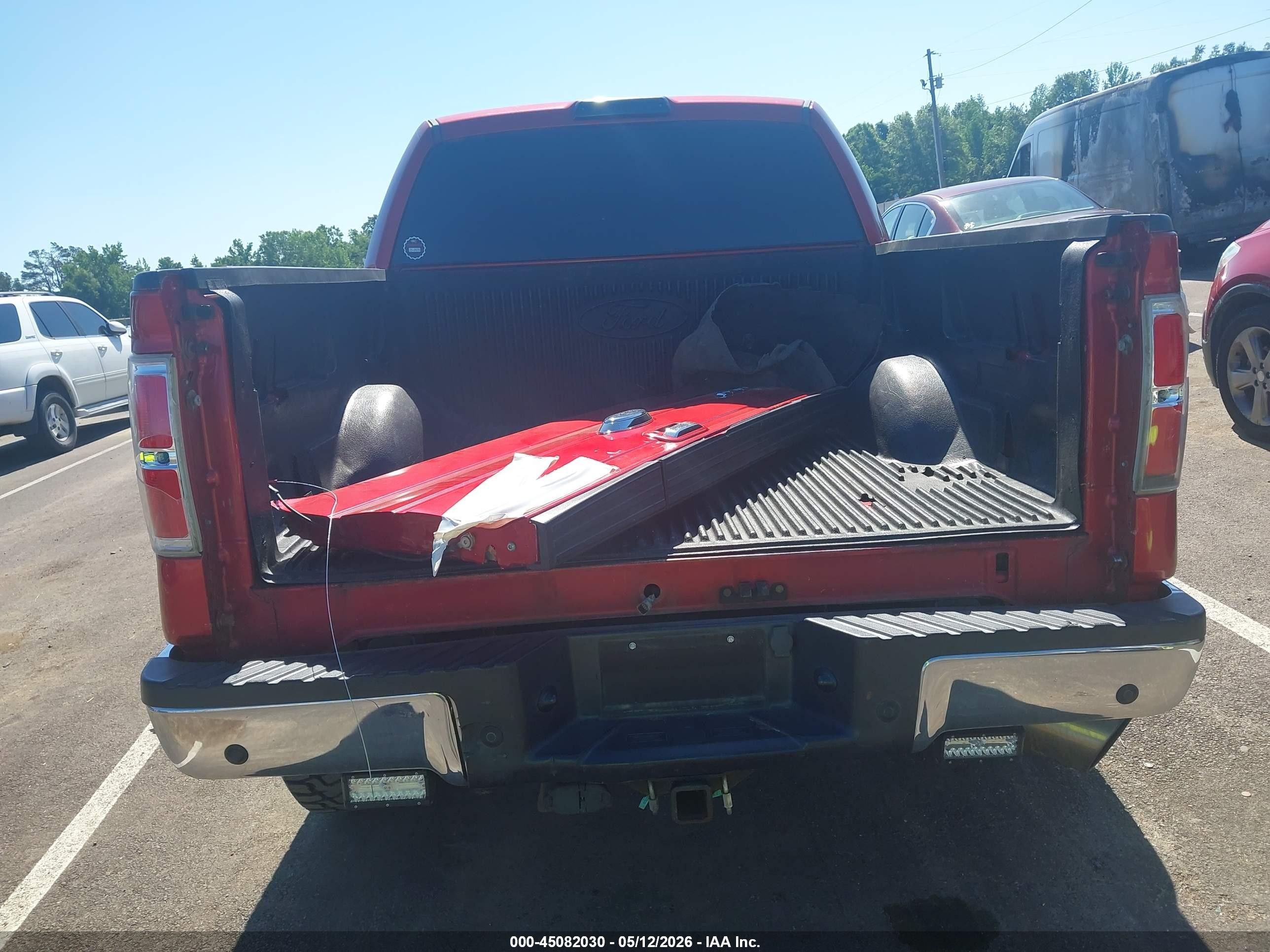 2012 Ford F-150 Lariat Бордовый vin: 1FTFW1ET9CFB06353