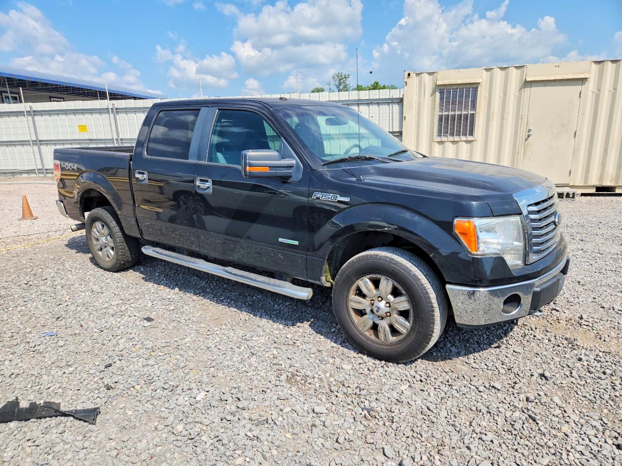 2012 Ford F150 Supercrew Black vin: 1FTFW1ET9CFB13397