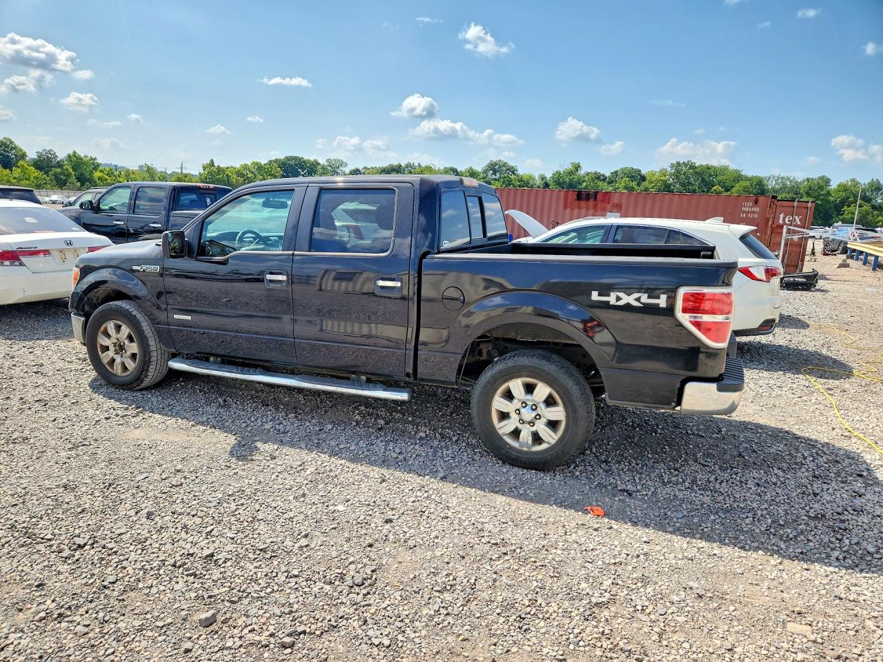 2012 Ford F150 Supercrew Black vin: 1FTFW1ET9CFB13397
